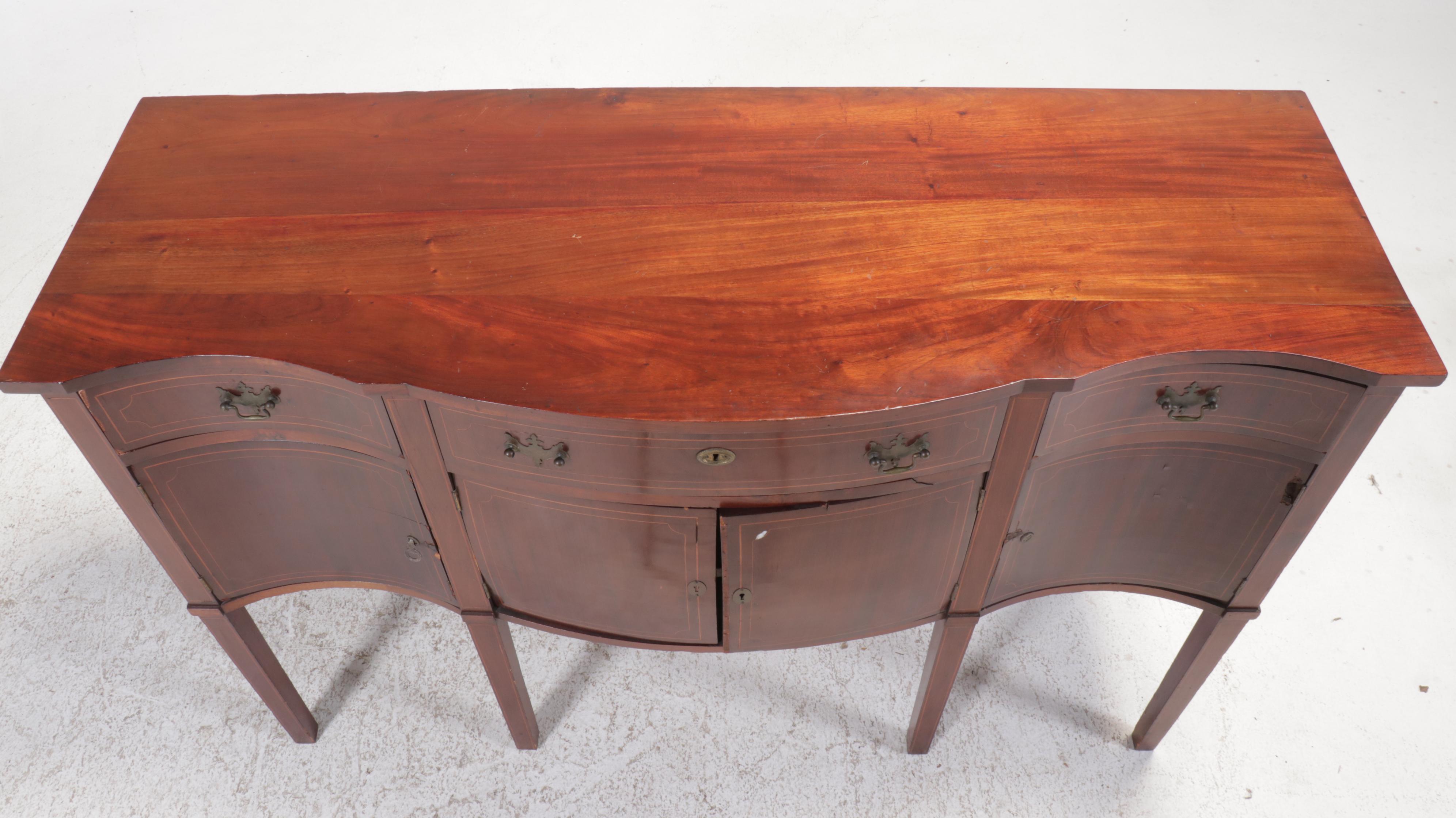 Hepplewhite Style Mahogany Buffet