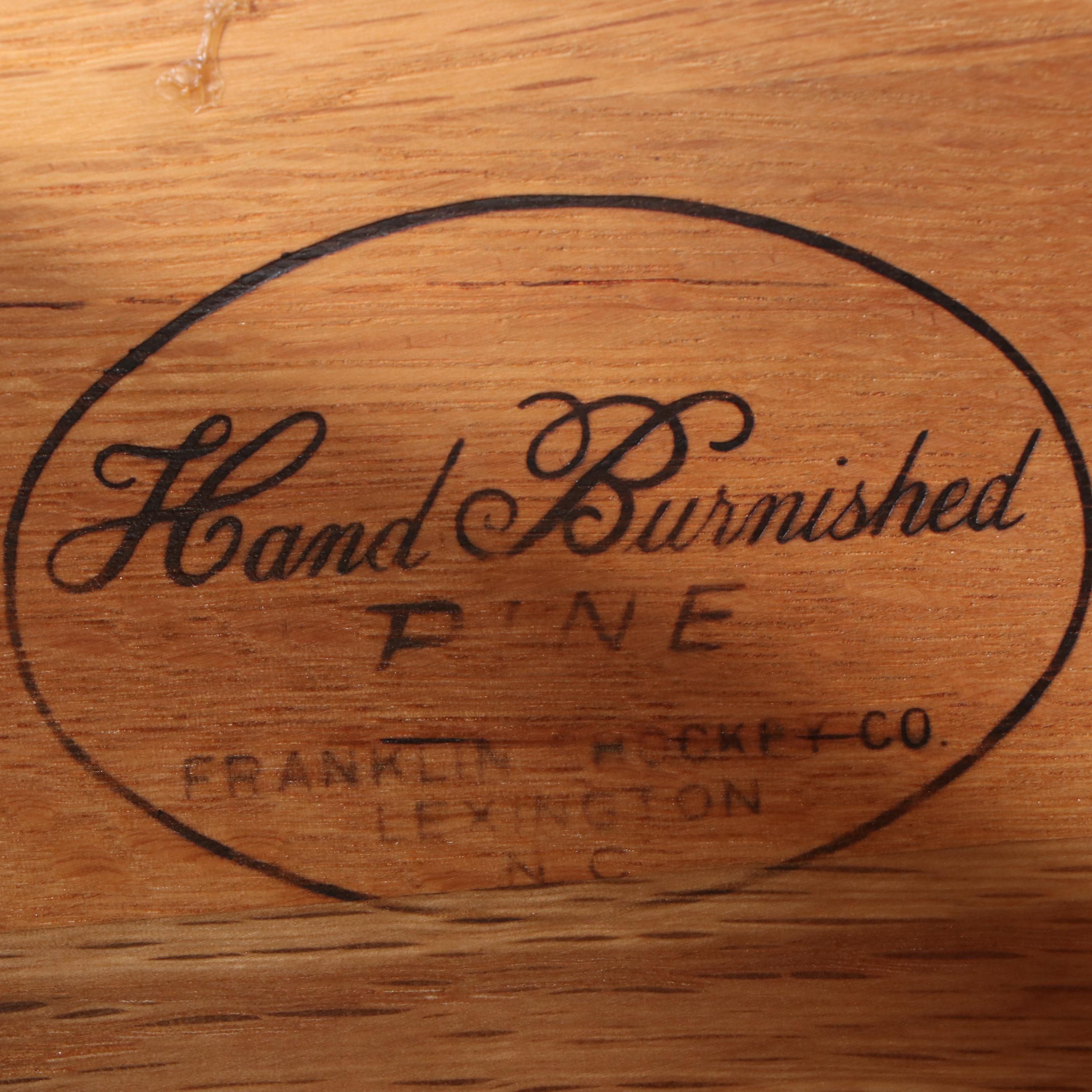 Franklin Shockey Co. Mid Century Modern Burnished Pine Chest on Chest