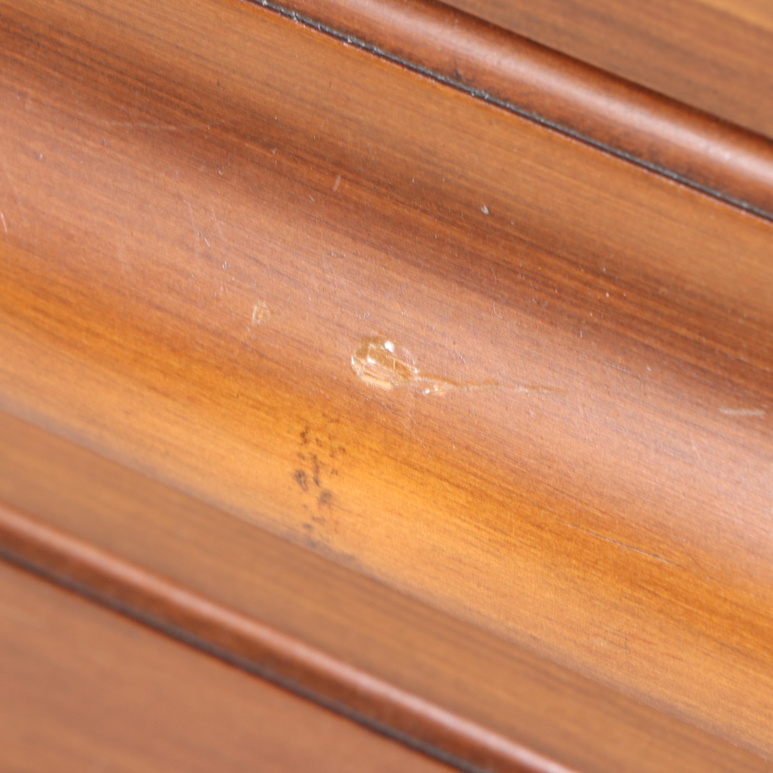 Franklin Shockey Co. Mid Century Modern Burnished Pine Chest on Chest