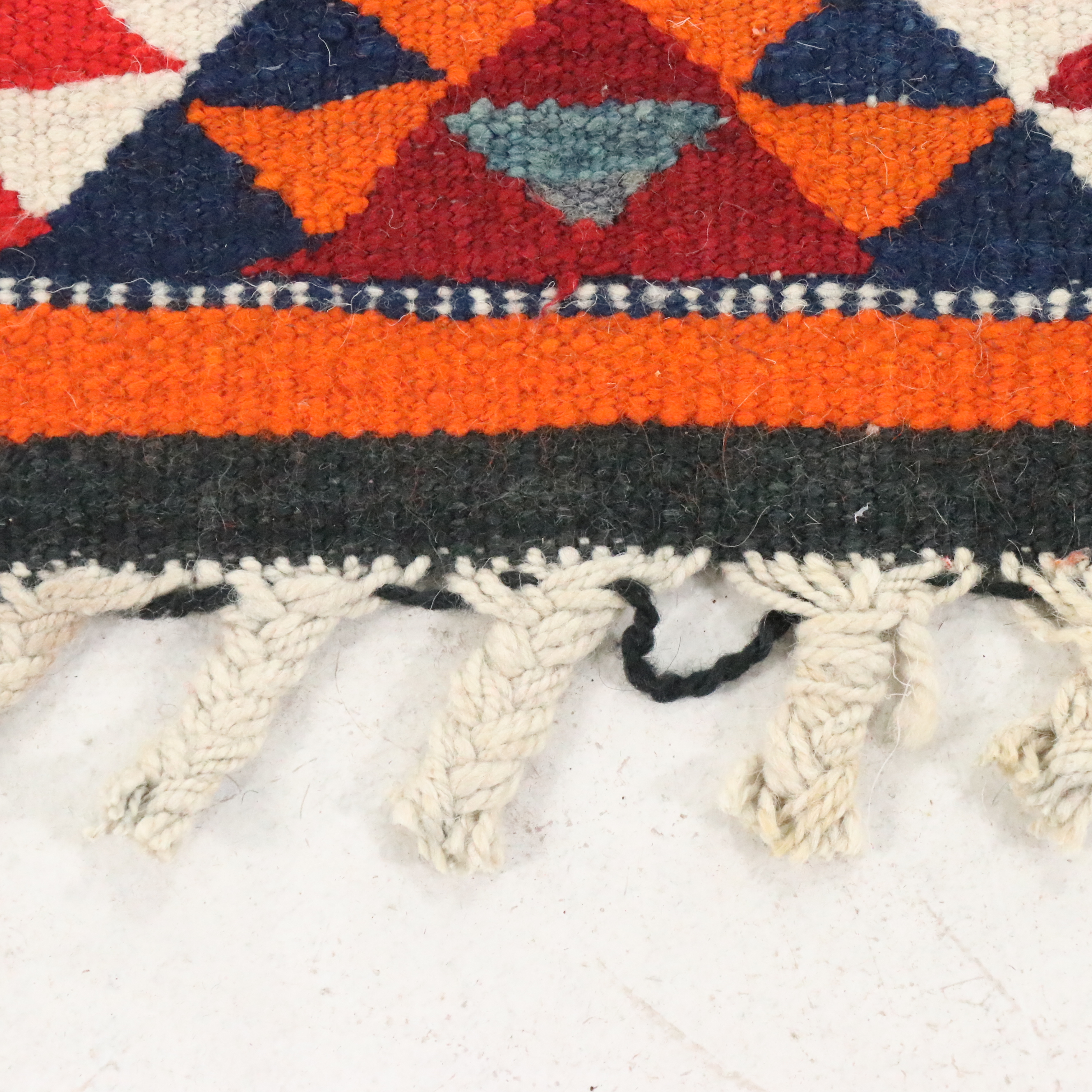 3'5 x 13'9 Hand-Knotted Moroccan Berber Carpet Runner Long Rug