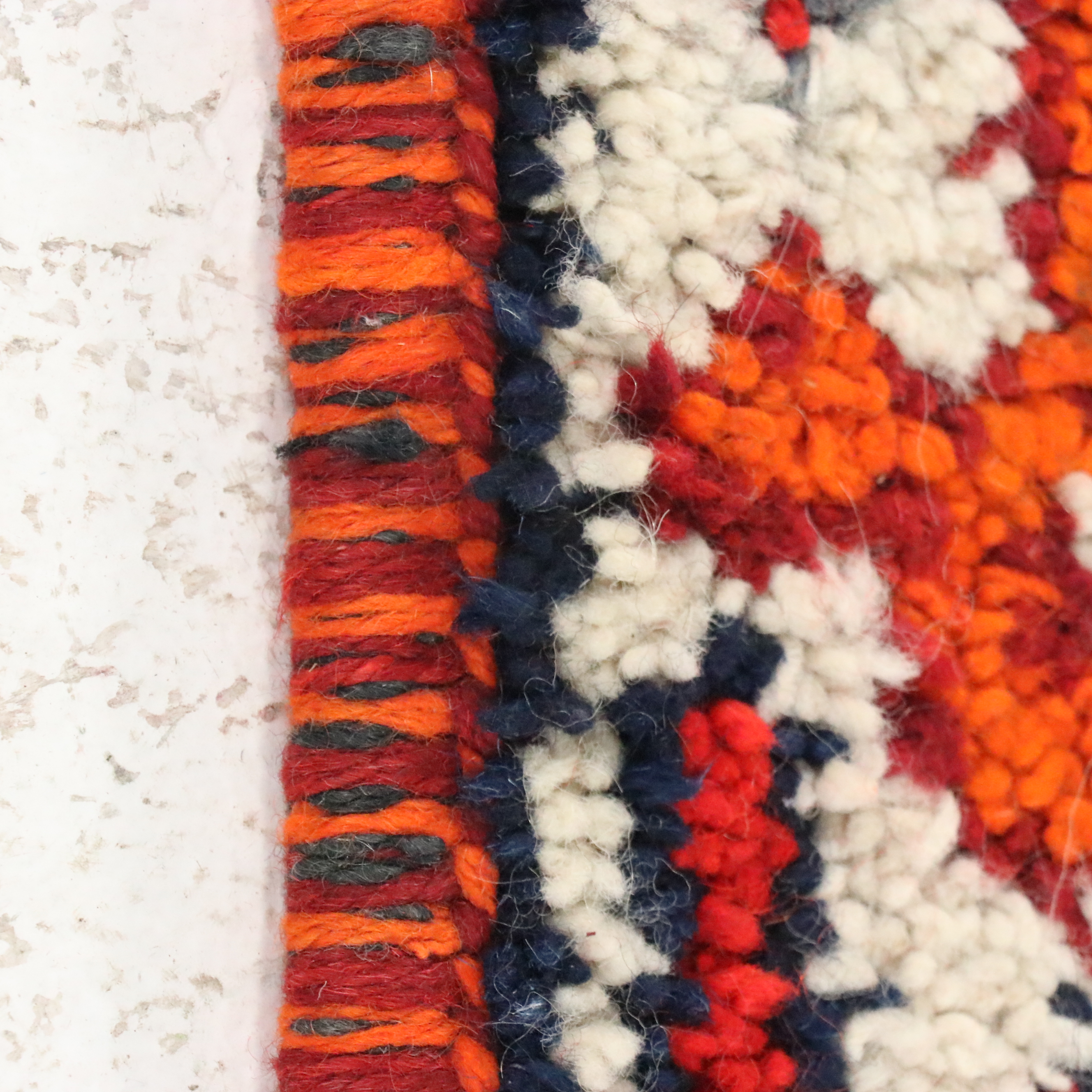 3'5 x 13'9 Hand-Knotted Moroccan Berber Carpet Runner Long Rug