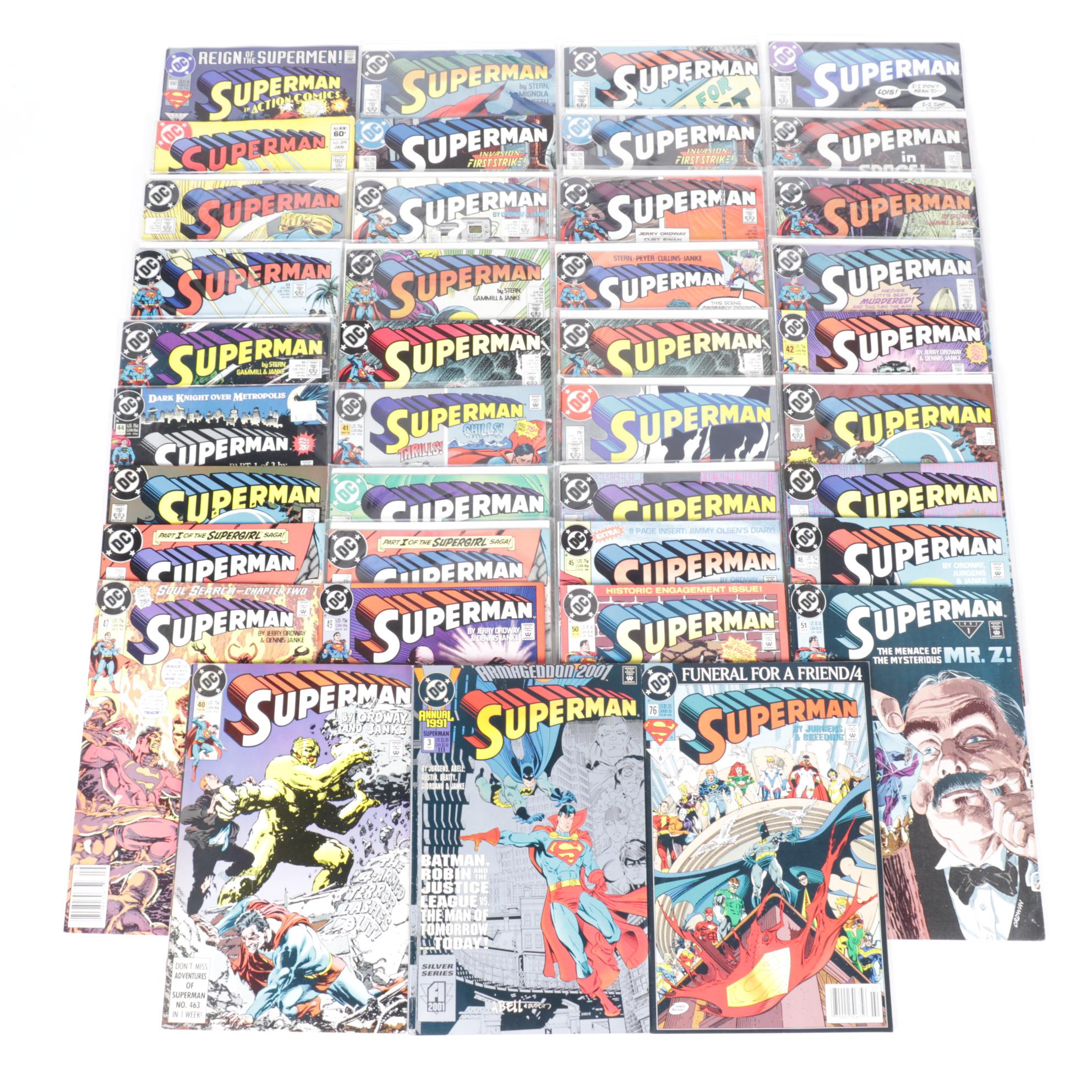 Bronze Age DC Comics "Superman" Comic Book Collection