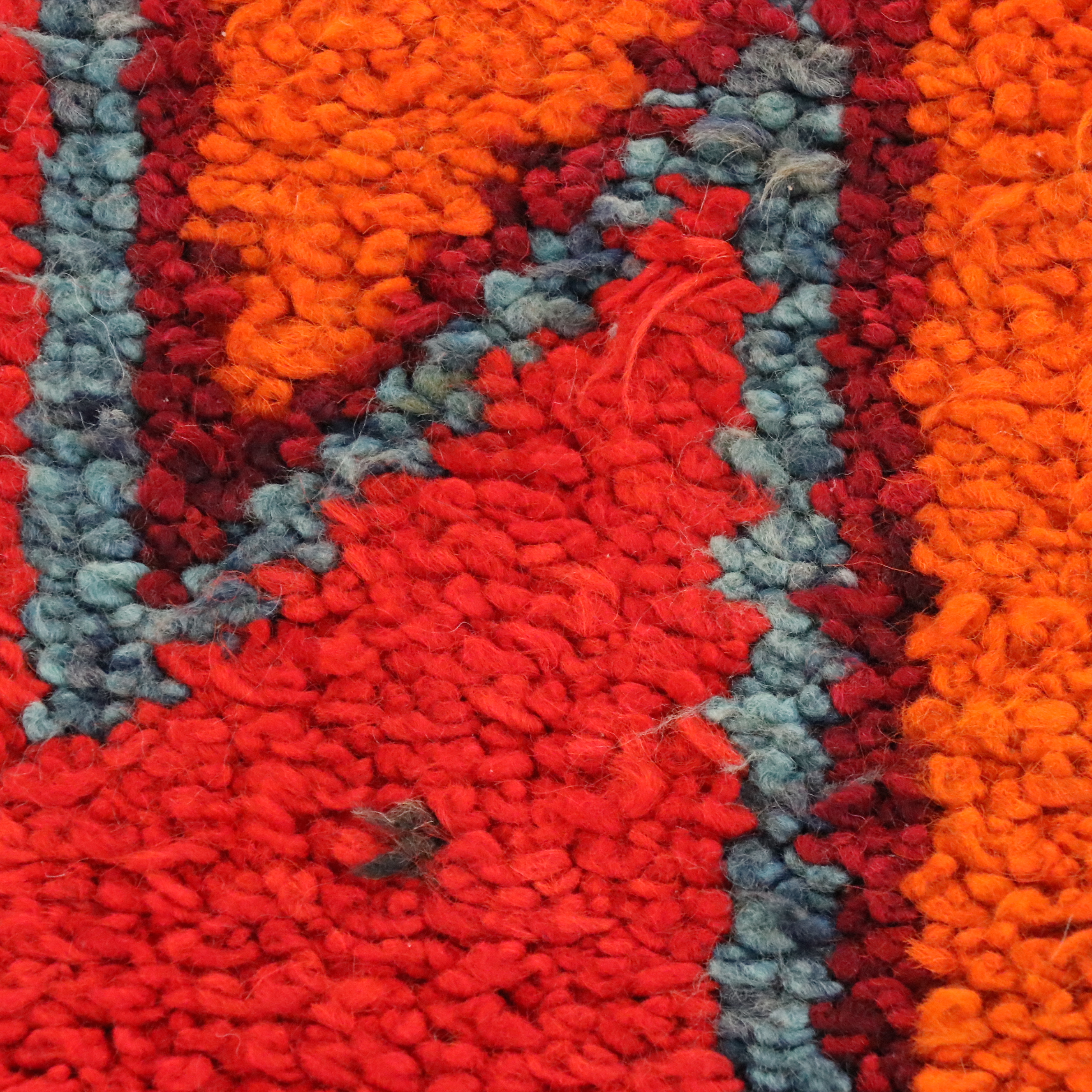 3'5 x 13'9 Hand-Knotted Moroccan Berber Carpet Runner Long Rug