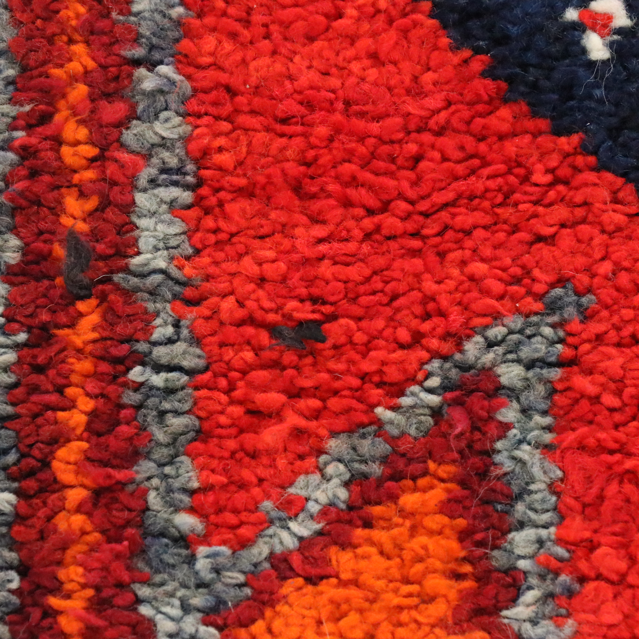 3'5 x 13'9 Hand-Knotted Moroccan Berber Carpet Runner Long Rug