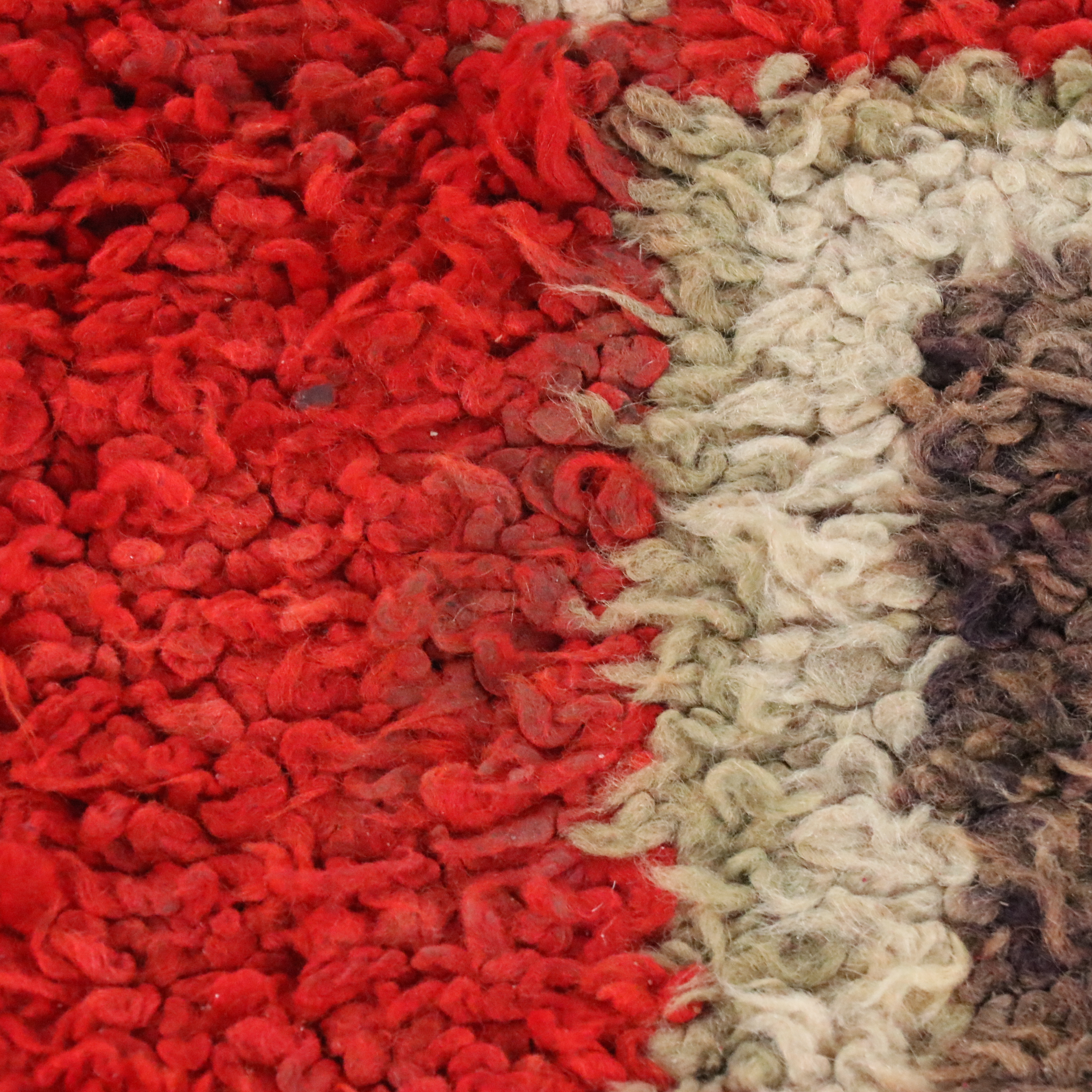 3'7 x 10'7 Hand-Knotted Moroccan Berber Carpet Runner Long Rug