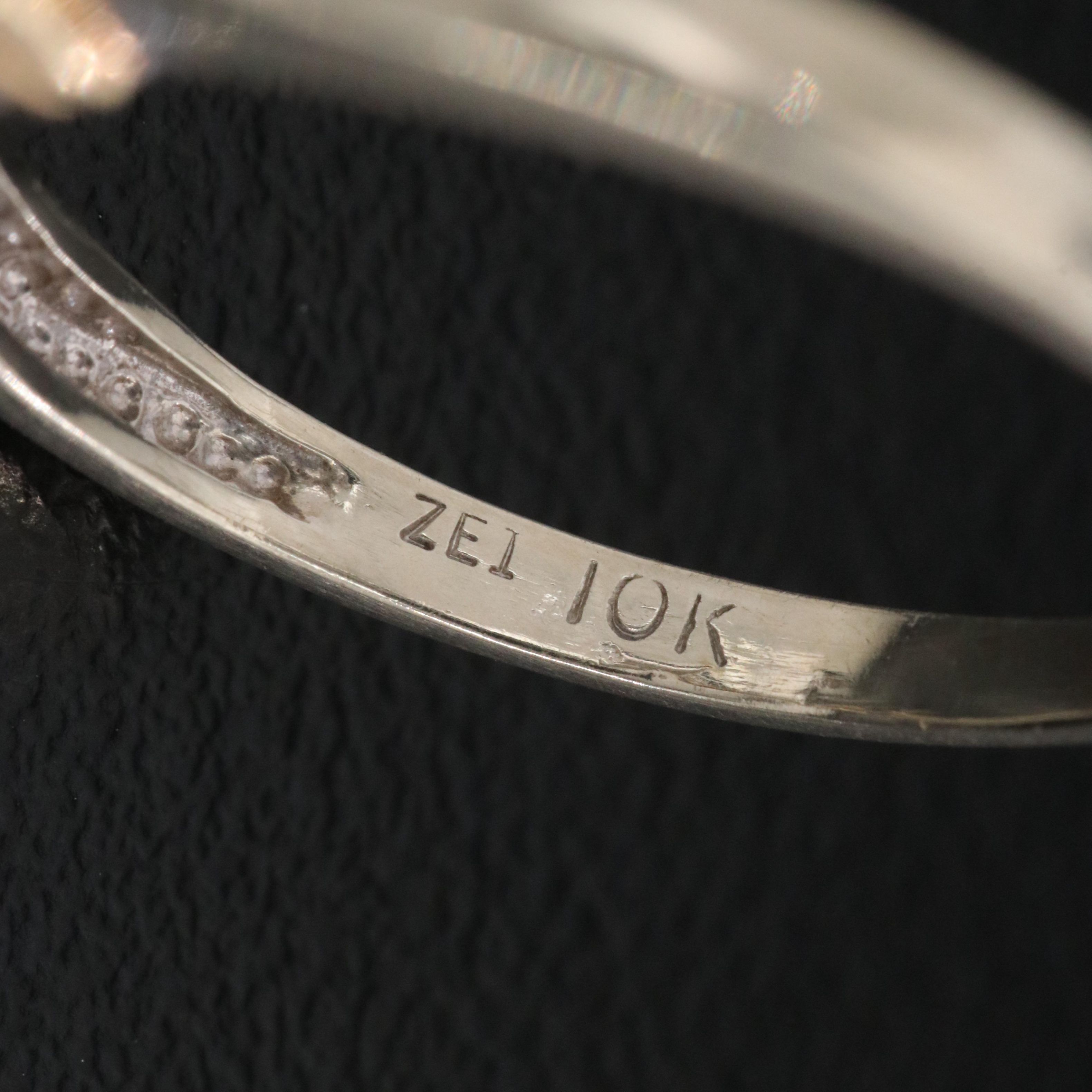 10K 0.22 CT Diamond Solitaire Ring