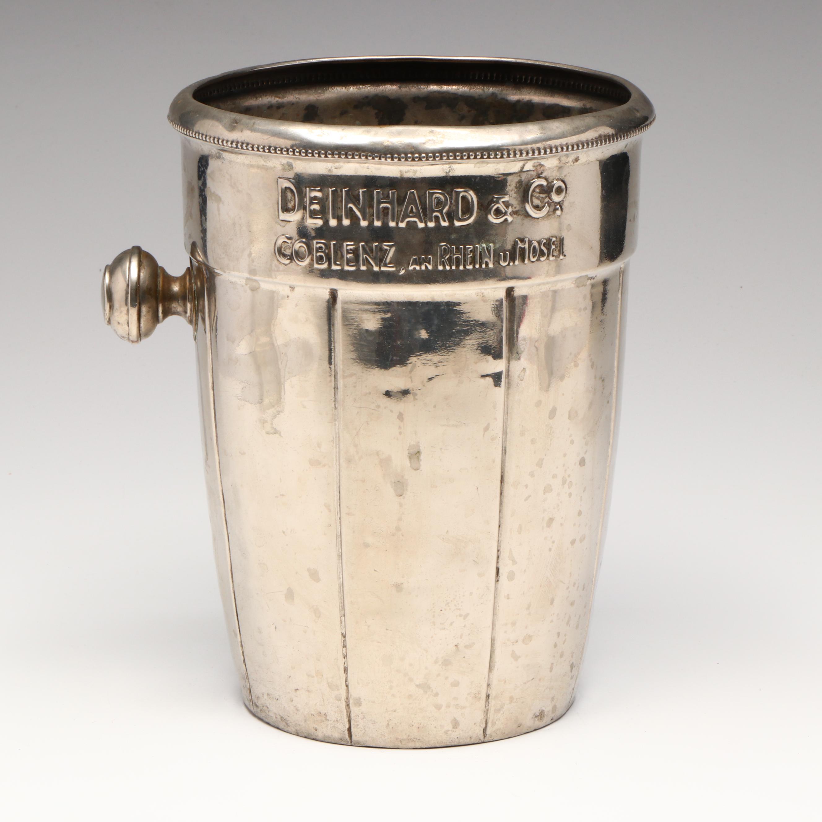 German Deinhard & Co. Metal Champagne Bucket