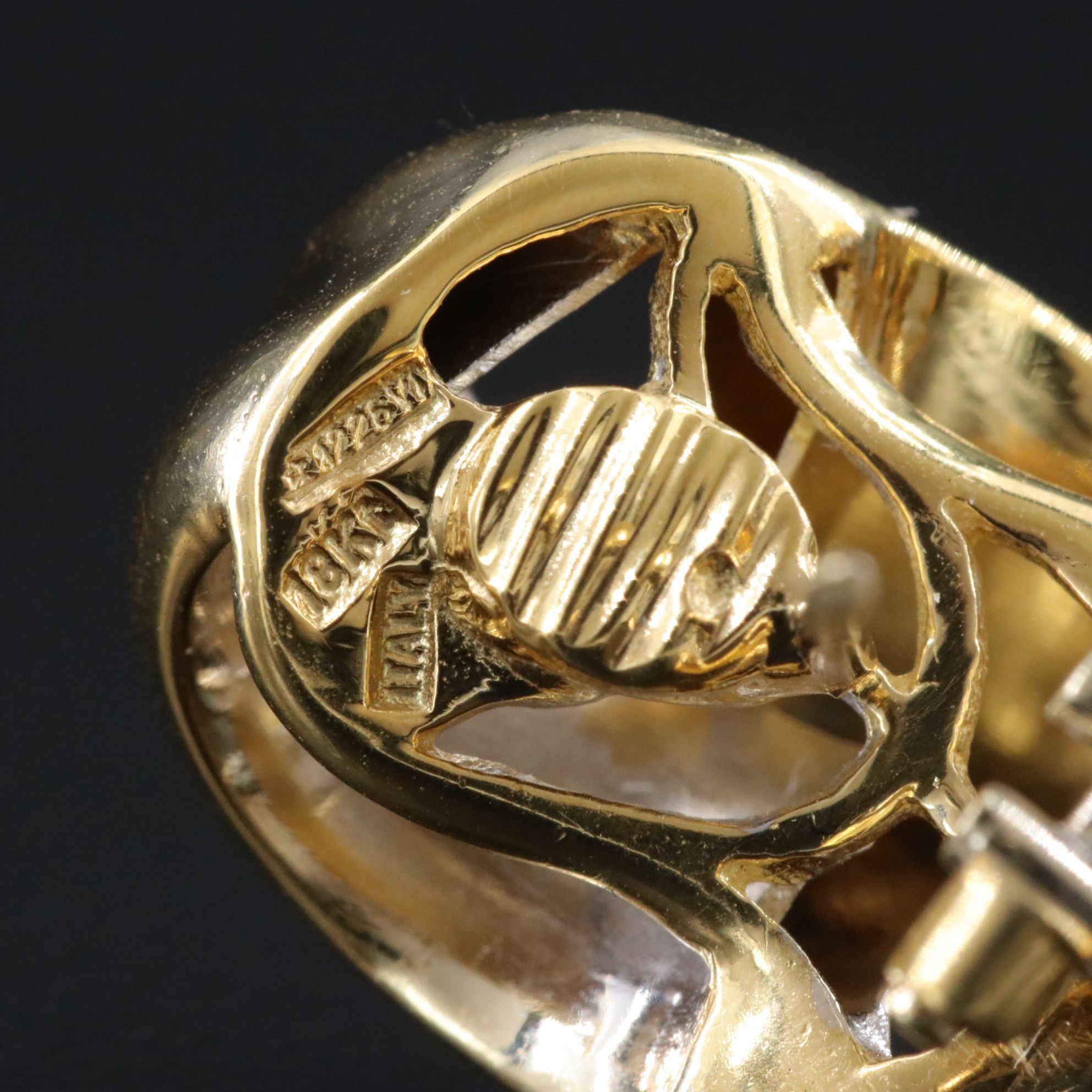 Italian 18K Twist Earrings