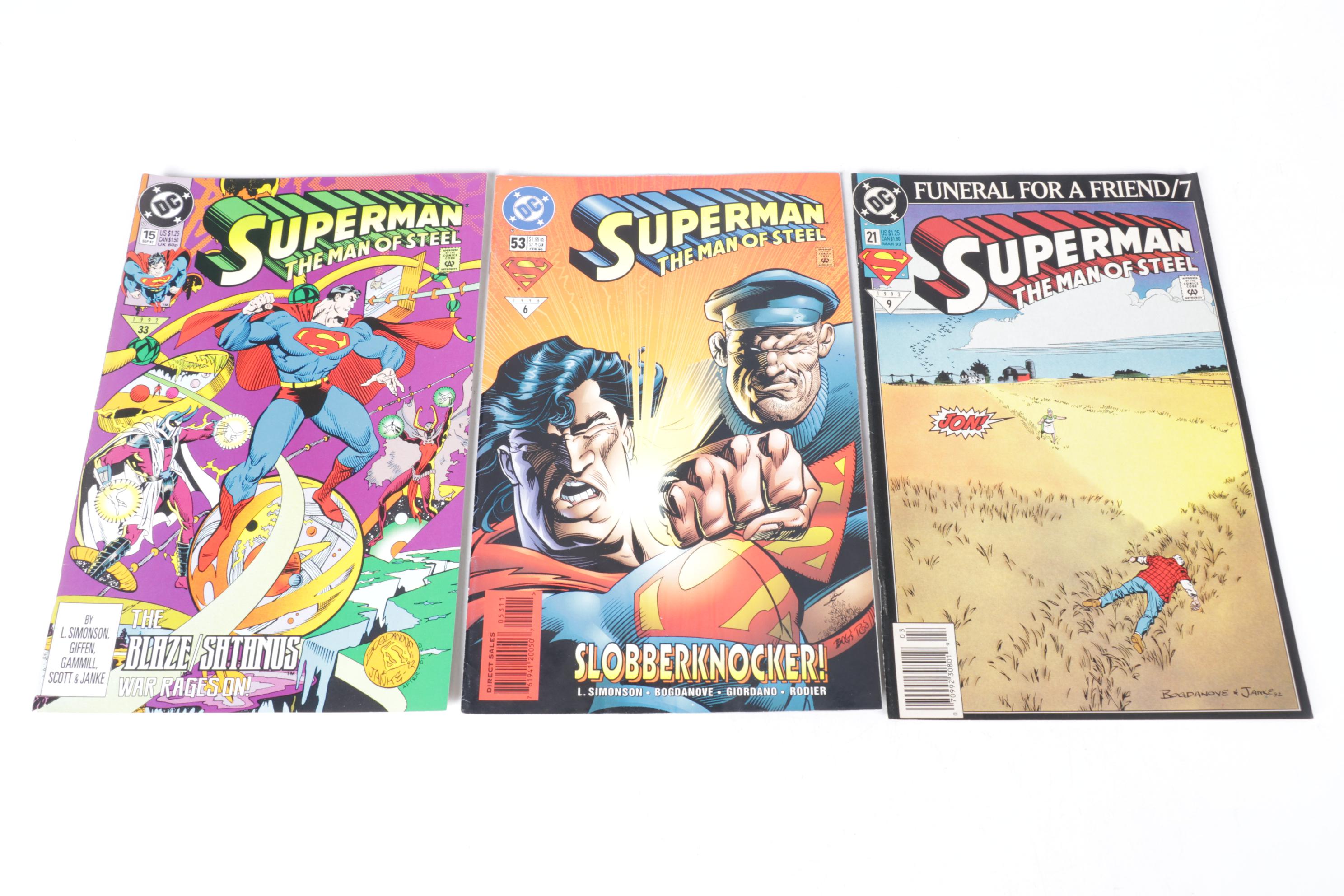 DC Comics "The Man of Steel" and "Action Comics" Collection