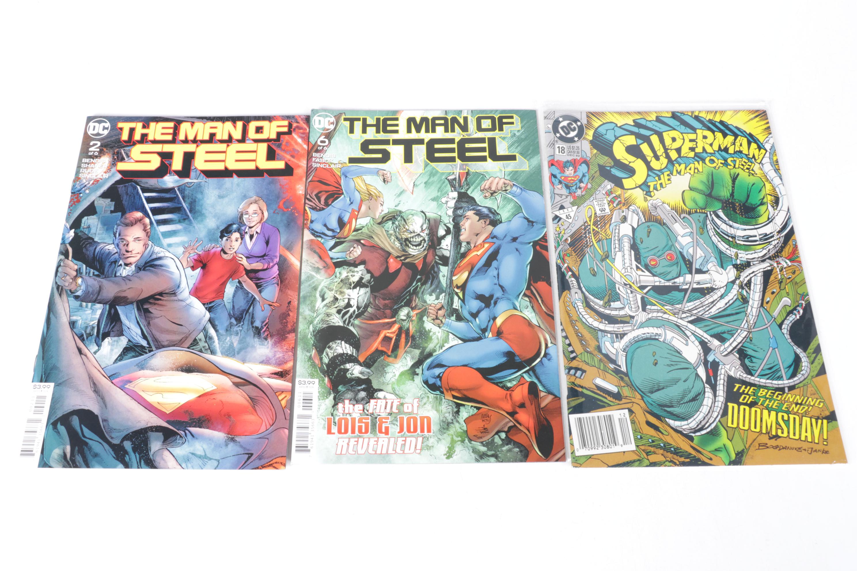 DC Comics "The Man of Steel" and "Action Comics" Collection