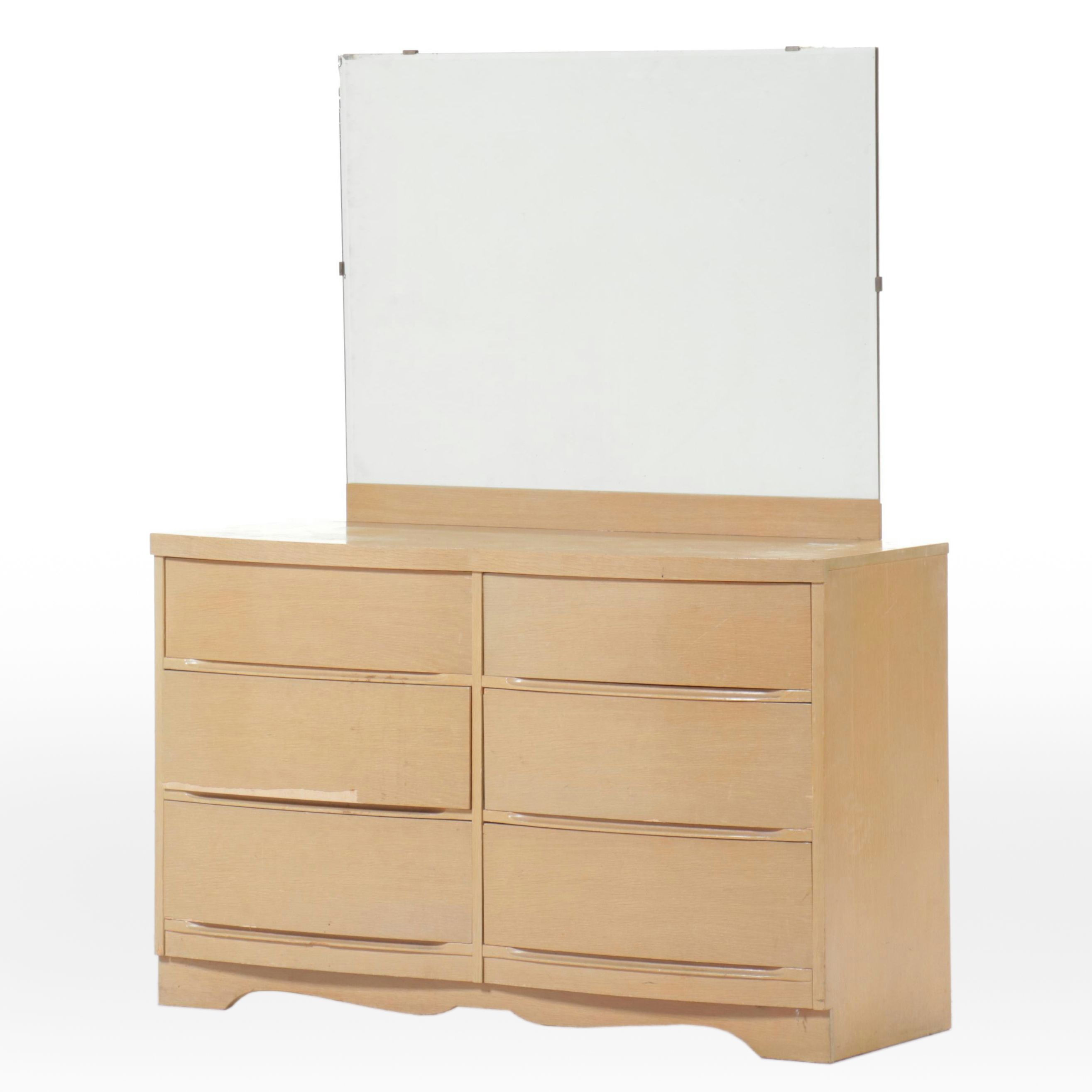 Mid Century Modern Oak Dresser