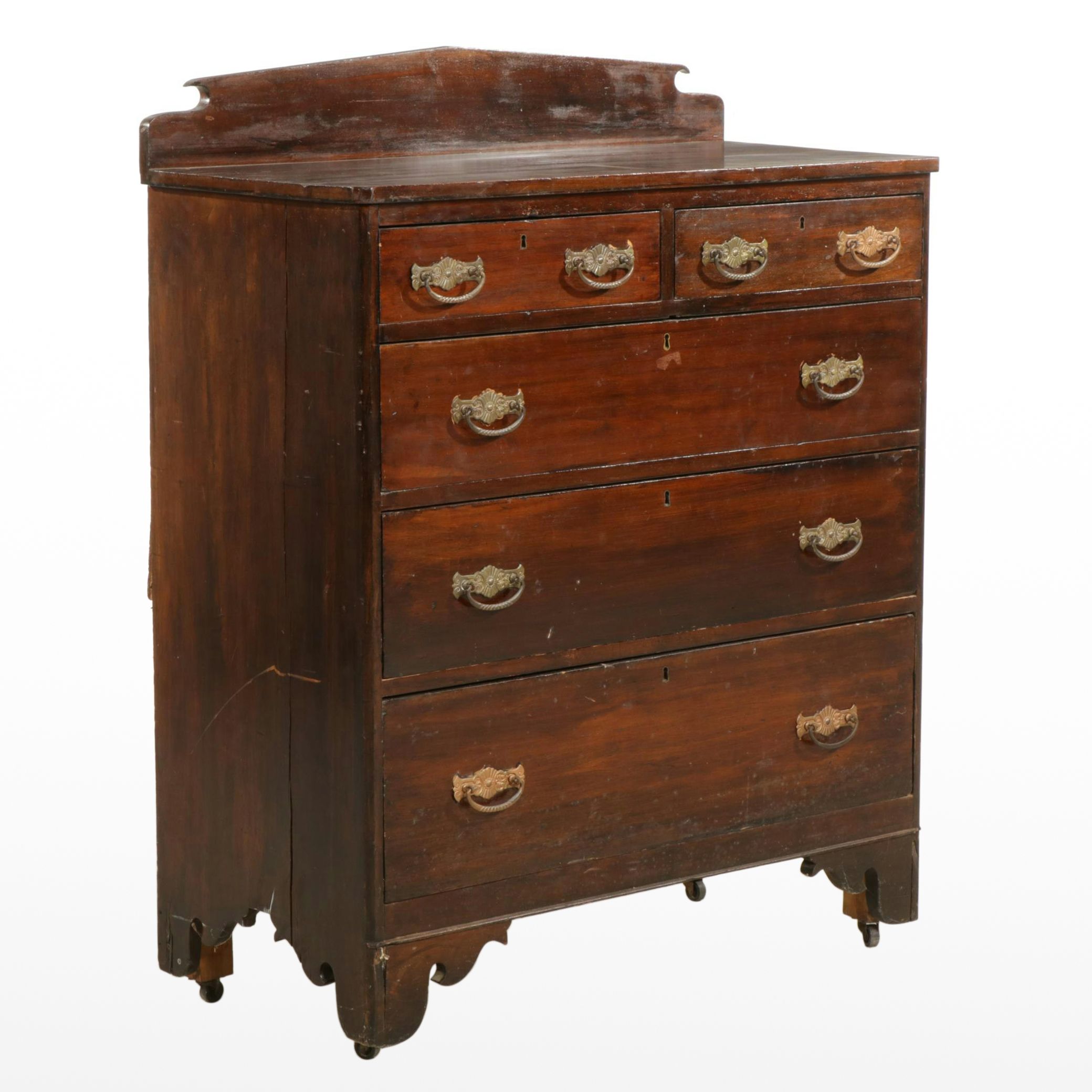 Mahogany Chest of Drawers, Late 19th to Early 20th Century
