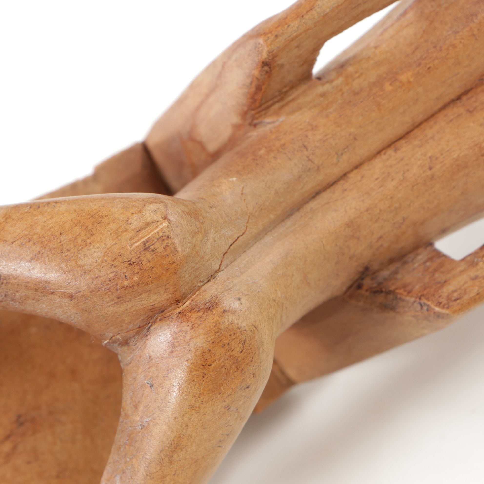 Indonesian Toga Batak Peoples Shaman Stick "Tunggal Panaluan" with Horse Hair