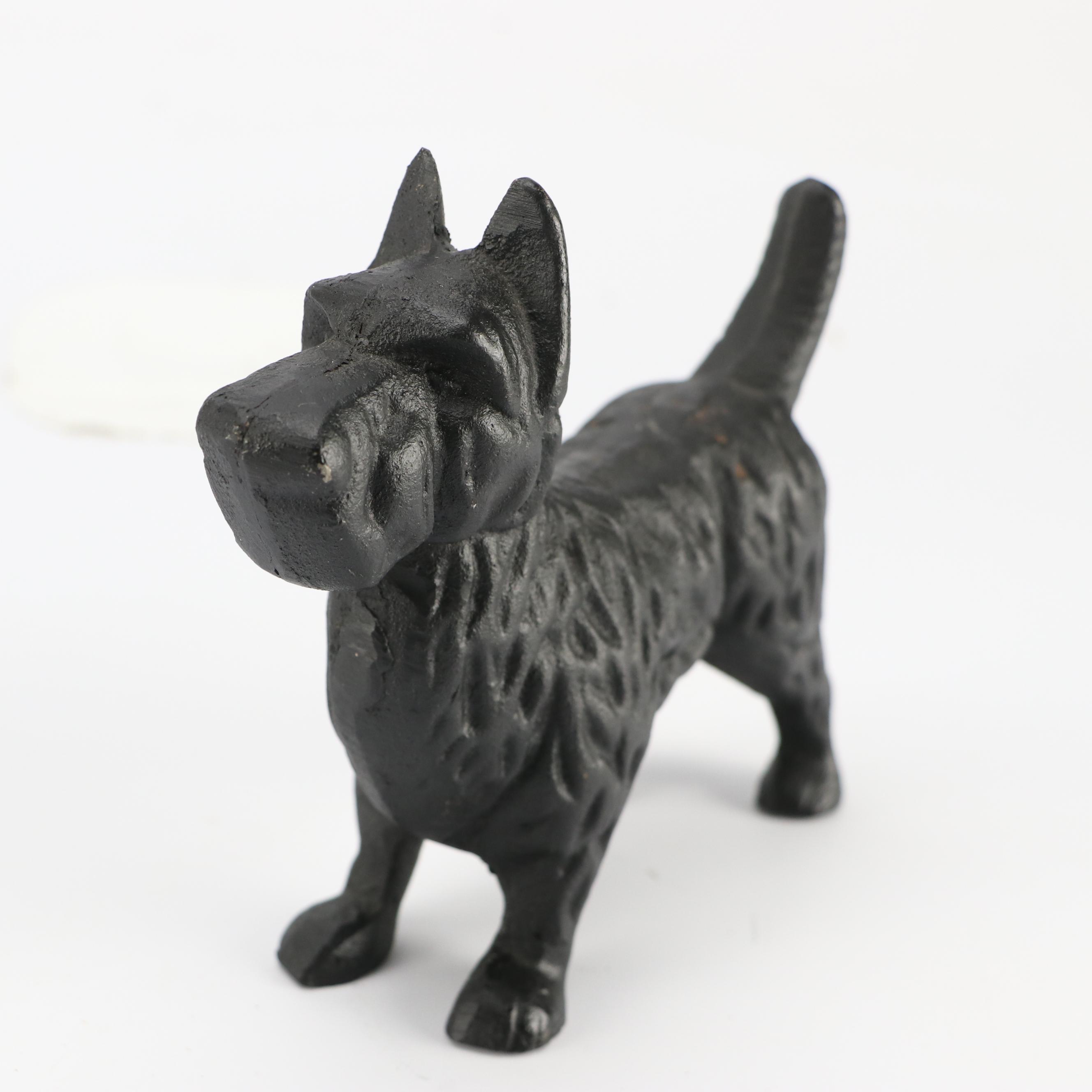 Cast Iron Scottish Terrier Doorstops, 20th Century