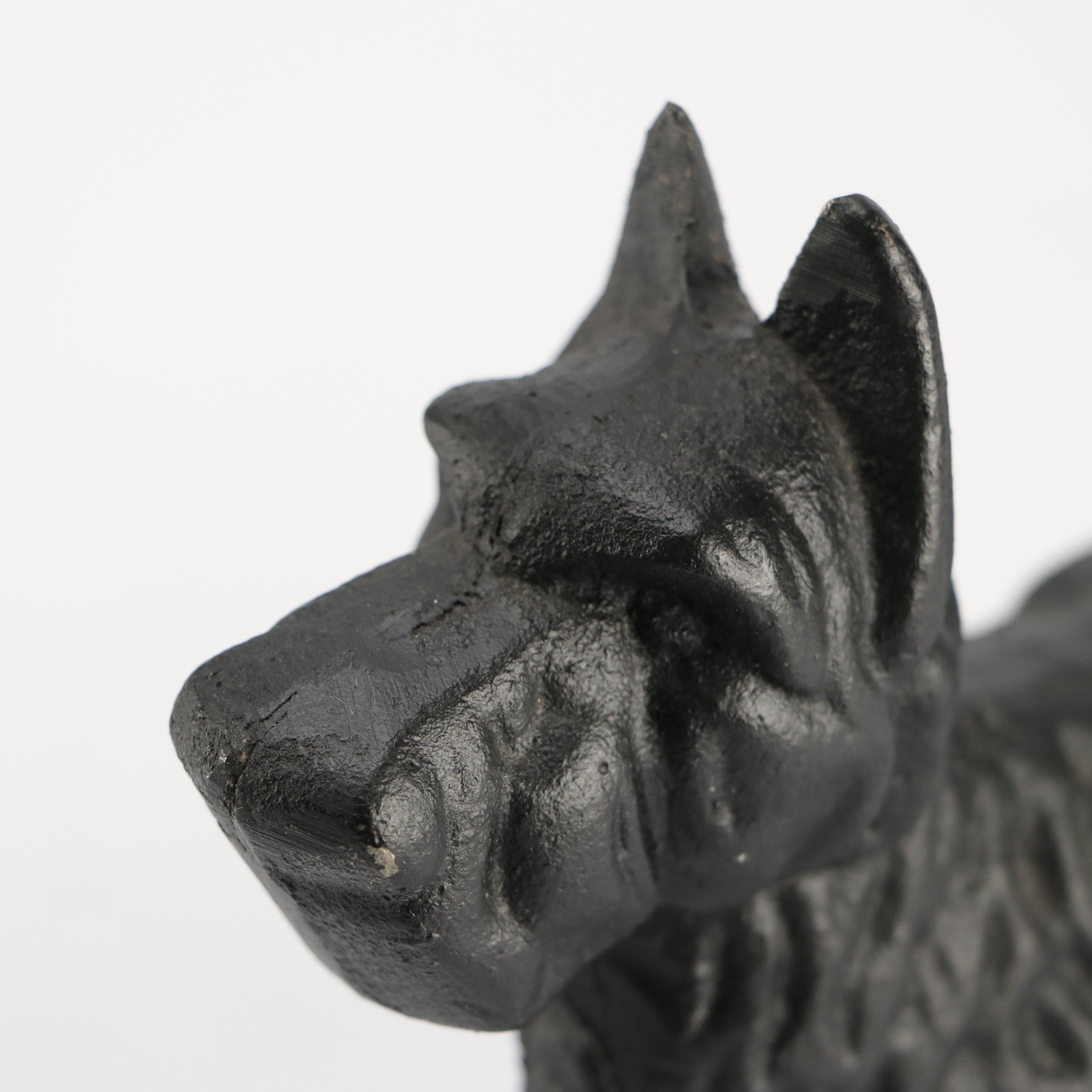 Cast Iron Scottish Terrier Doorstops, 20th Century