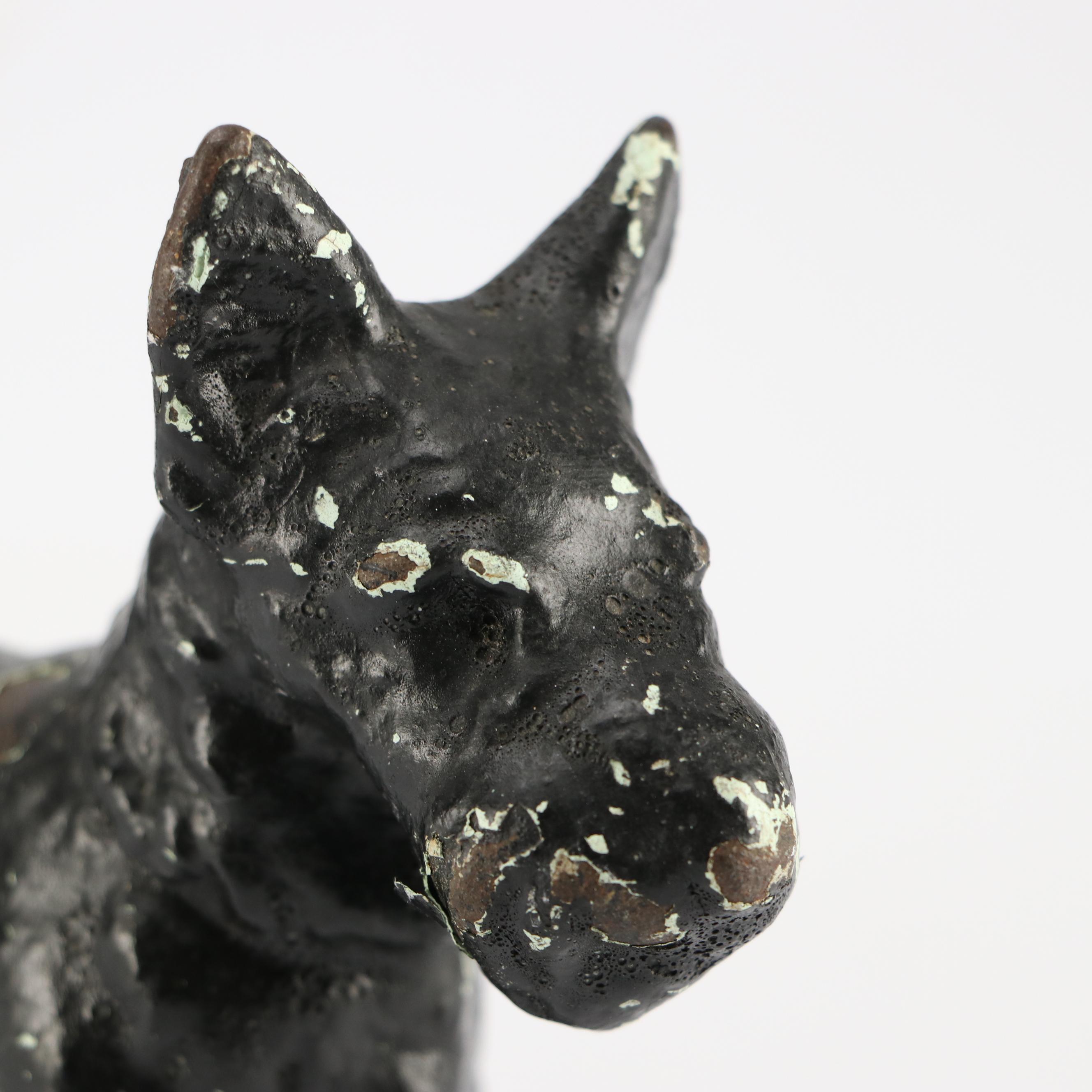 Cast Iron Scottish Terrier Doorstops, 20th Century