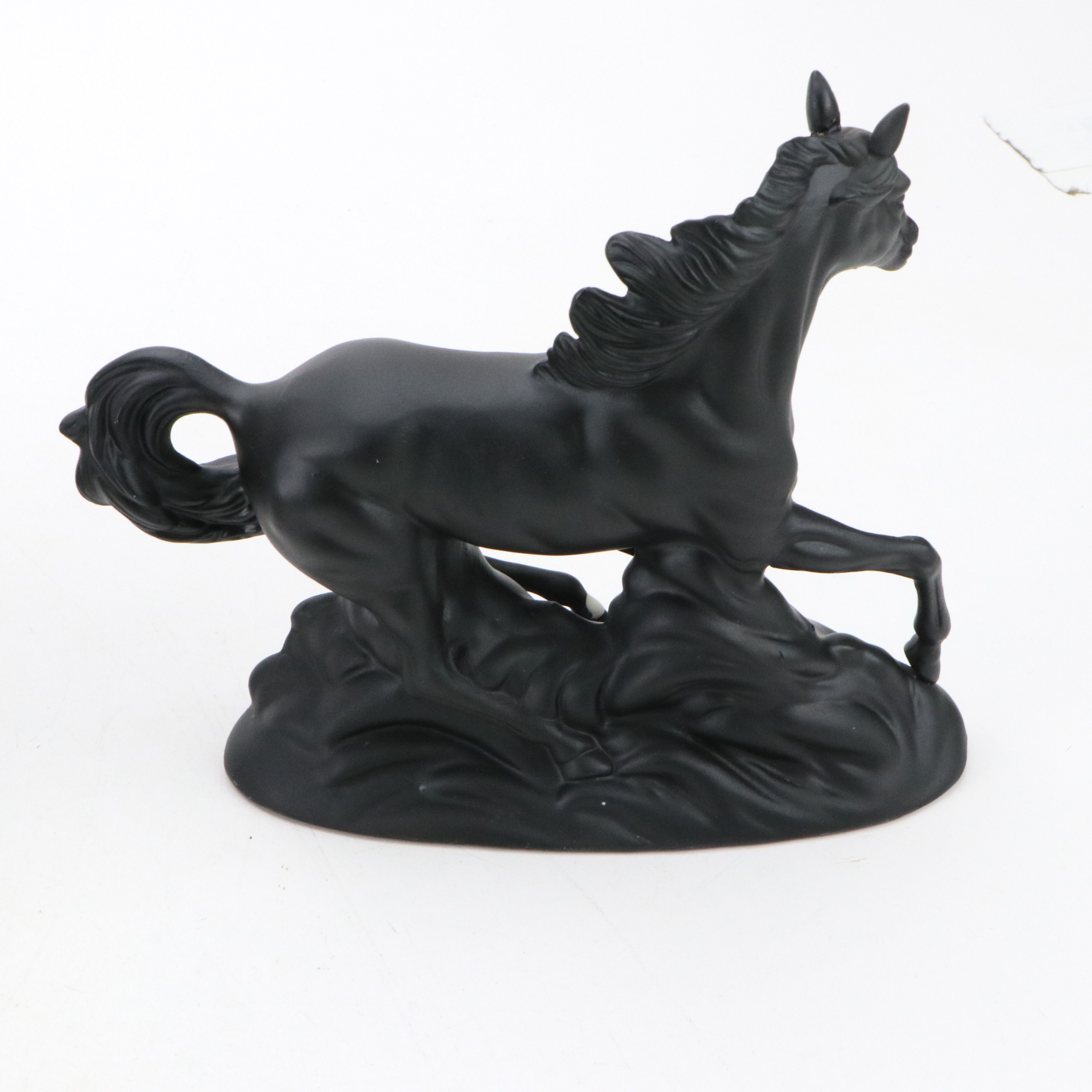 Cast Metal Carnival Horse Statue and Other Horse Sculptures, 20th Century