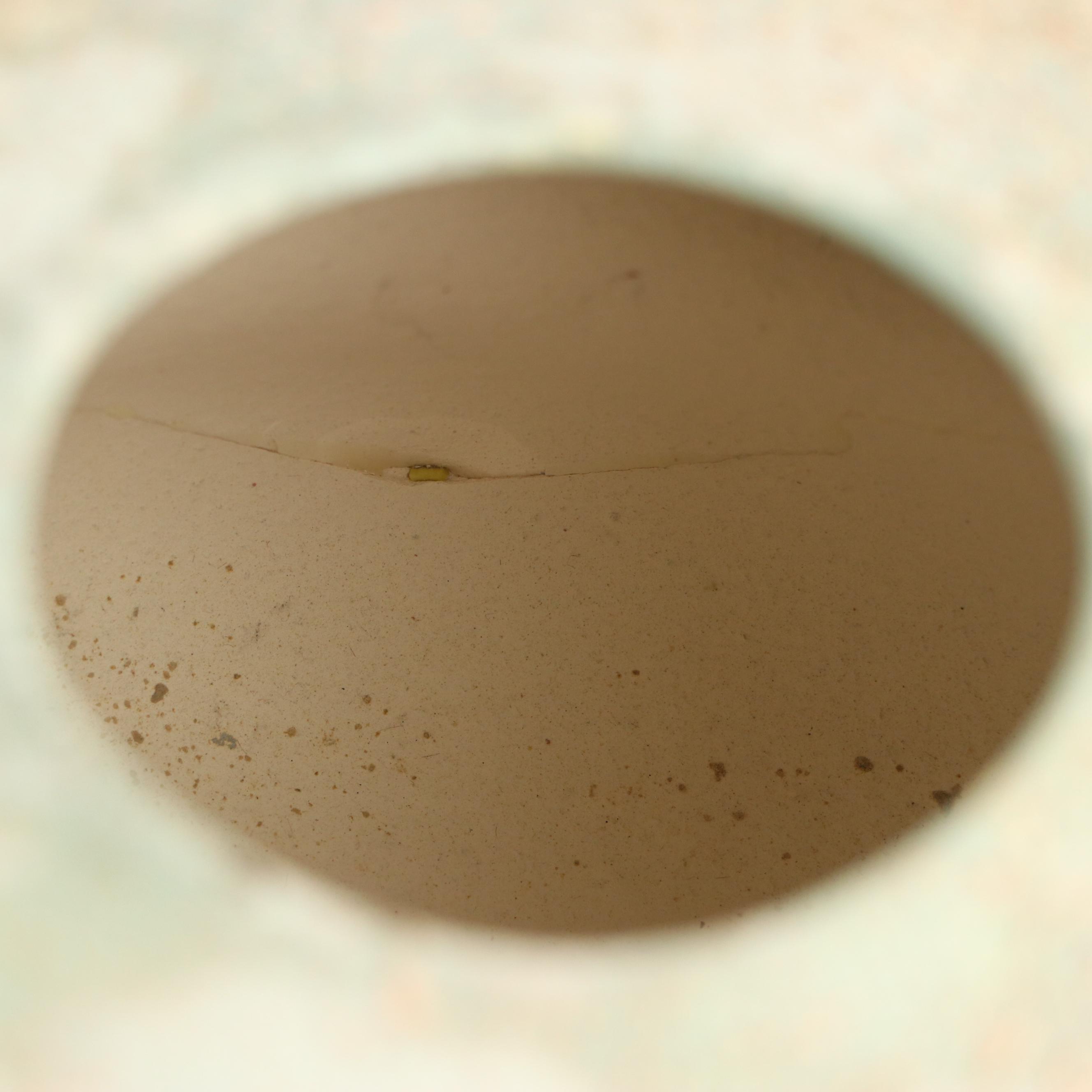 Evans Designs Modern Raku Tiered Stoneware Jar