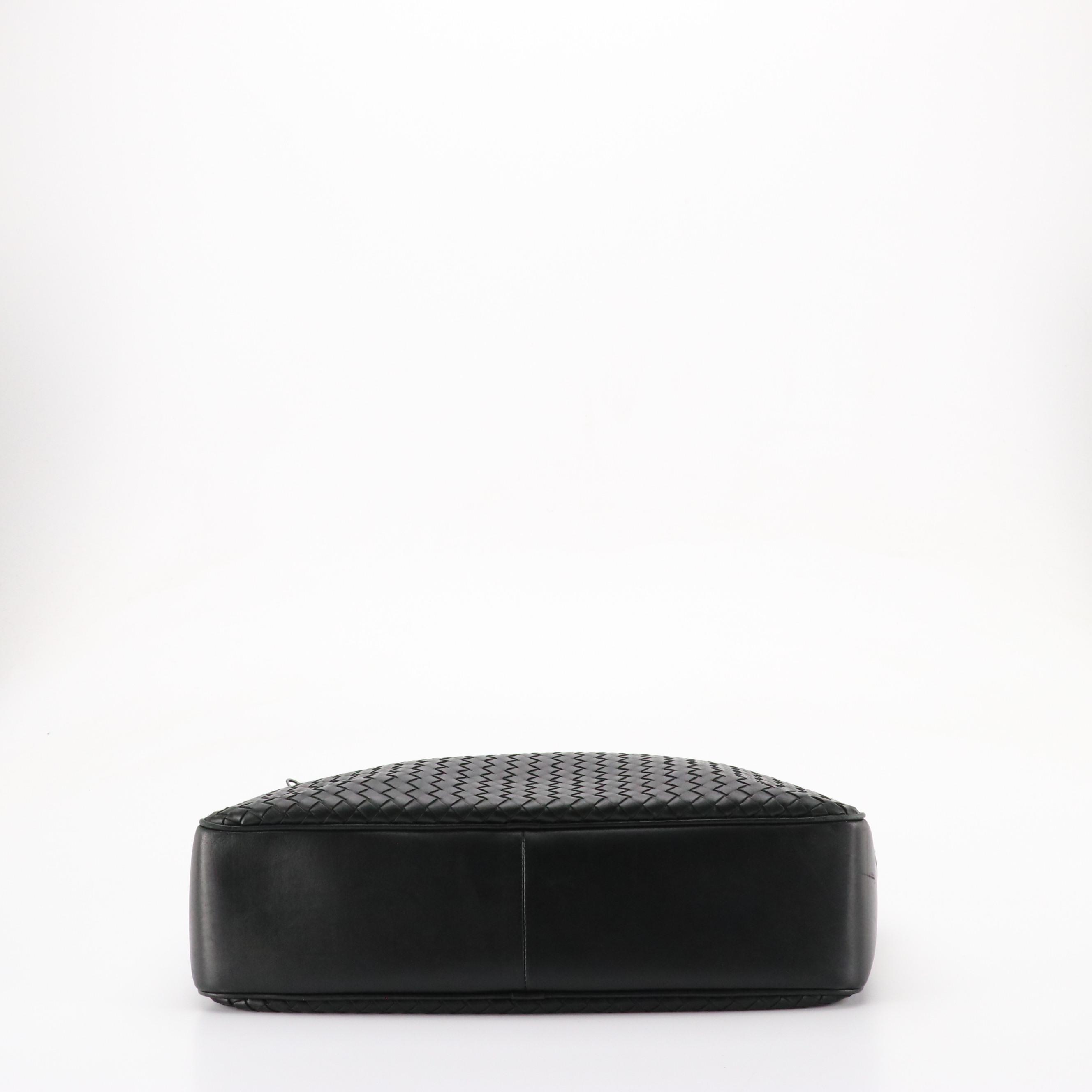 Bottega Veneta Top Handle Business Bag in Intrecciato Leather