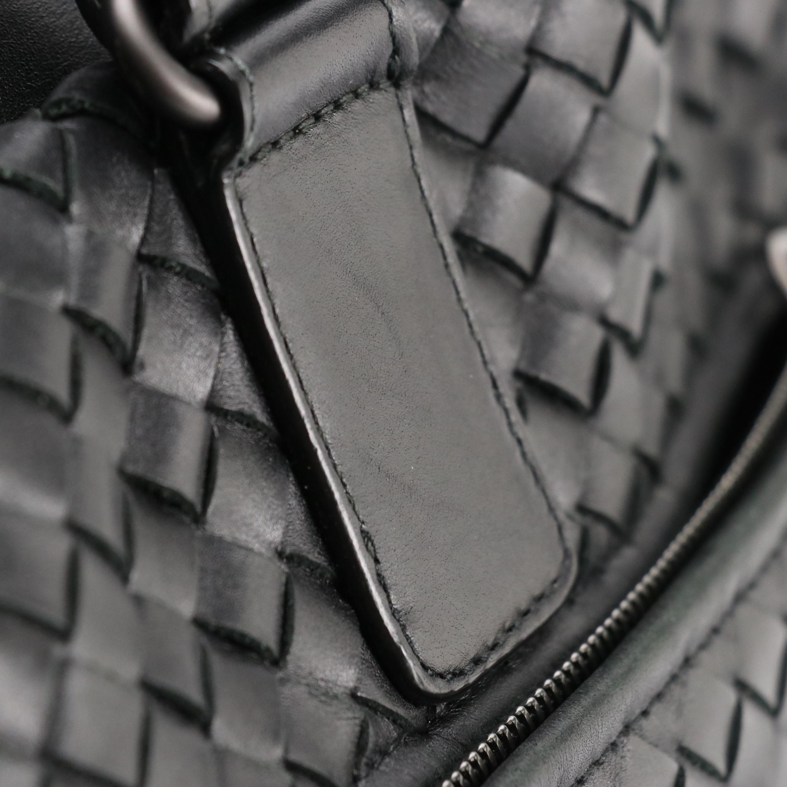 Bottega Veneta Top Handle Business Bag in Intrecciato Leather