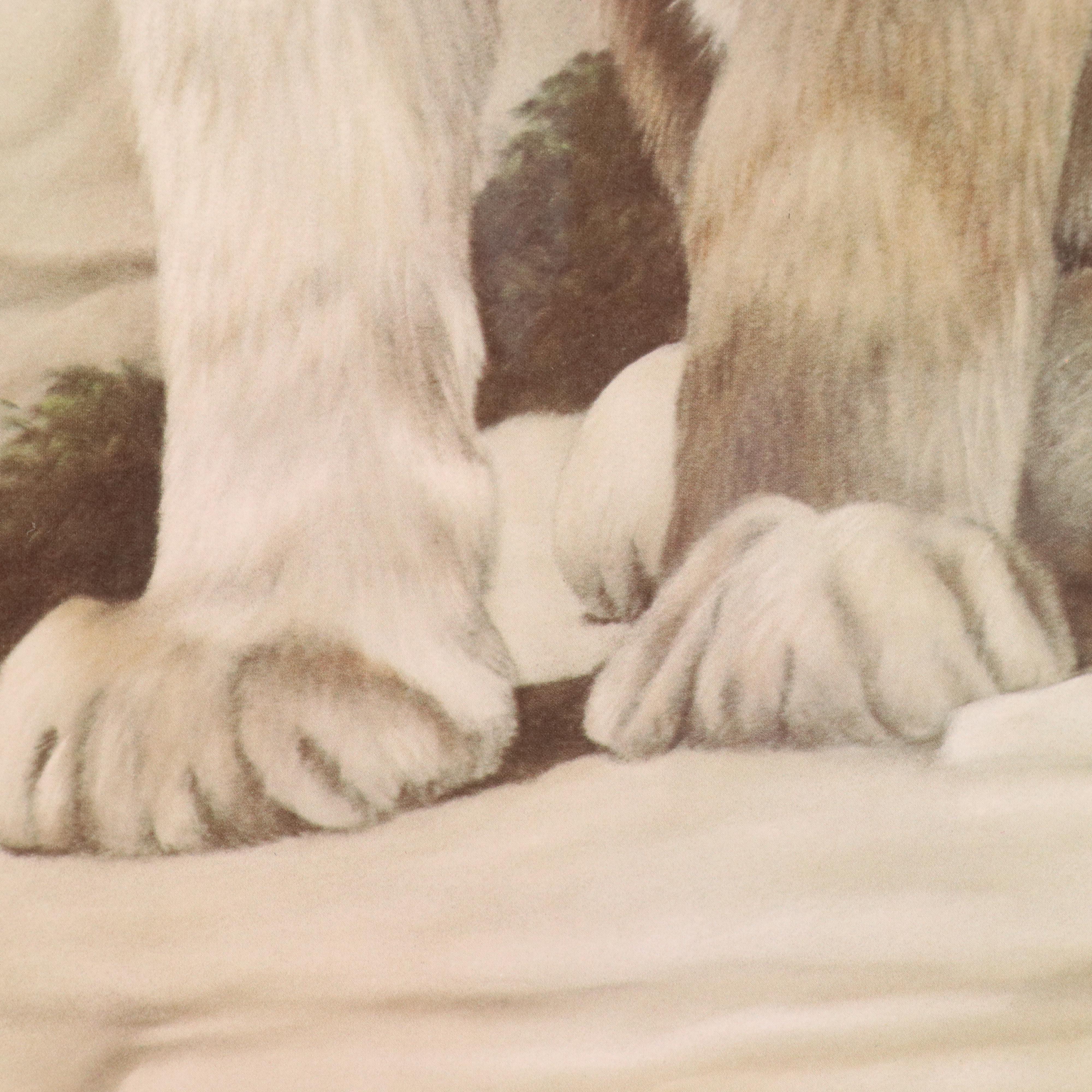 Harold Rigsby Offset Lithograph "Cougar," 1981