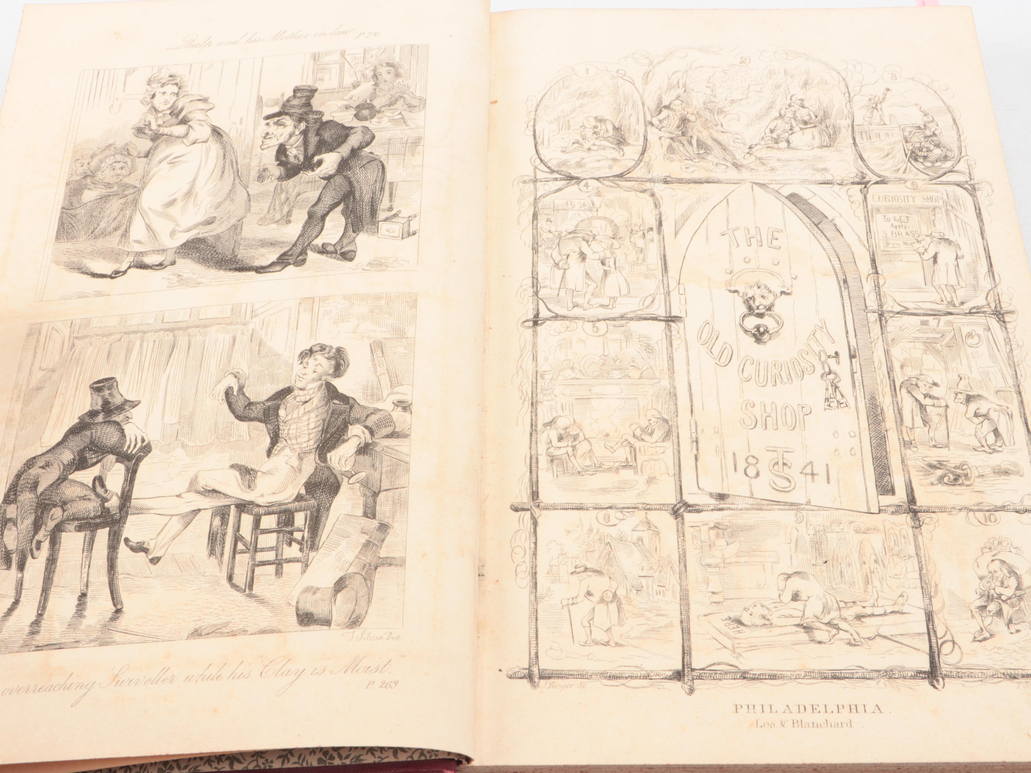 First American Edition "The Old Curiosity Shop" by Charles Dickens, 1841