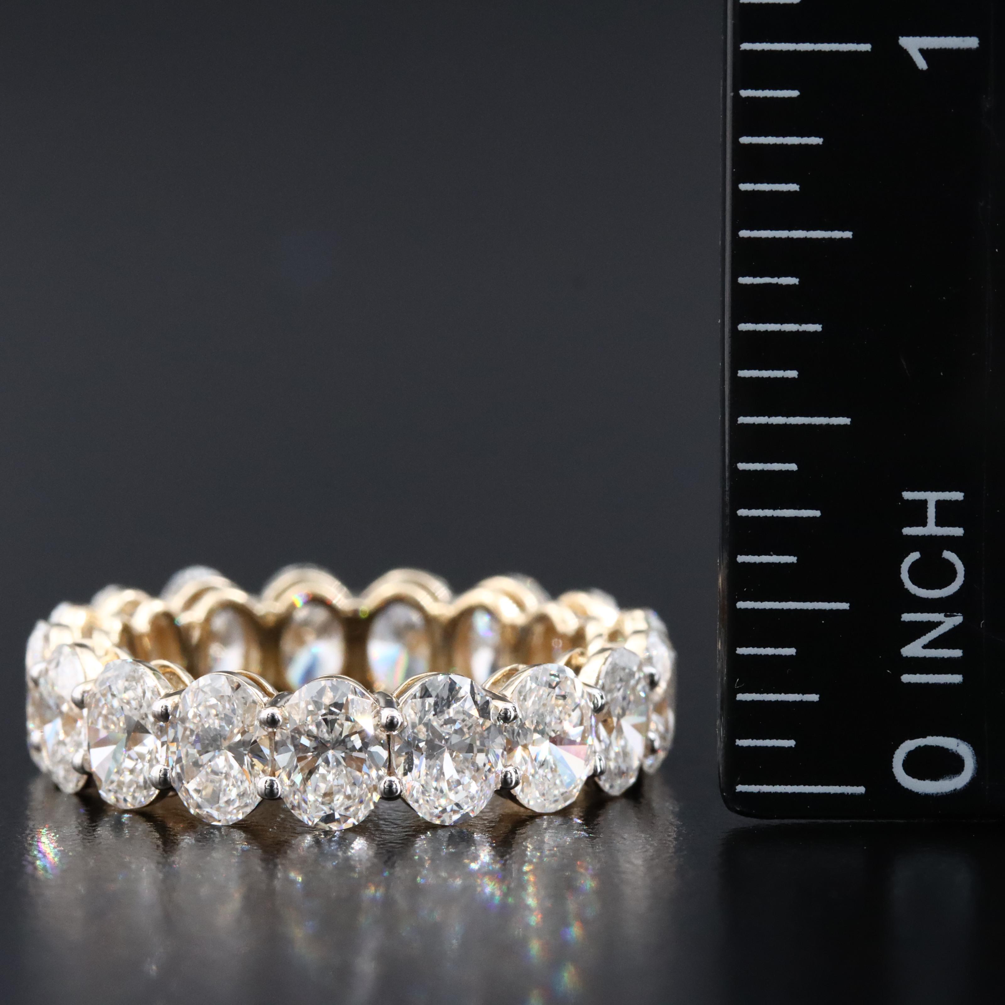 14K 5.31 CTW Lab Grown Diamond Eternity Band
