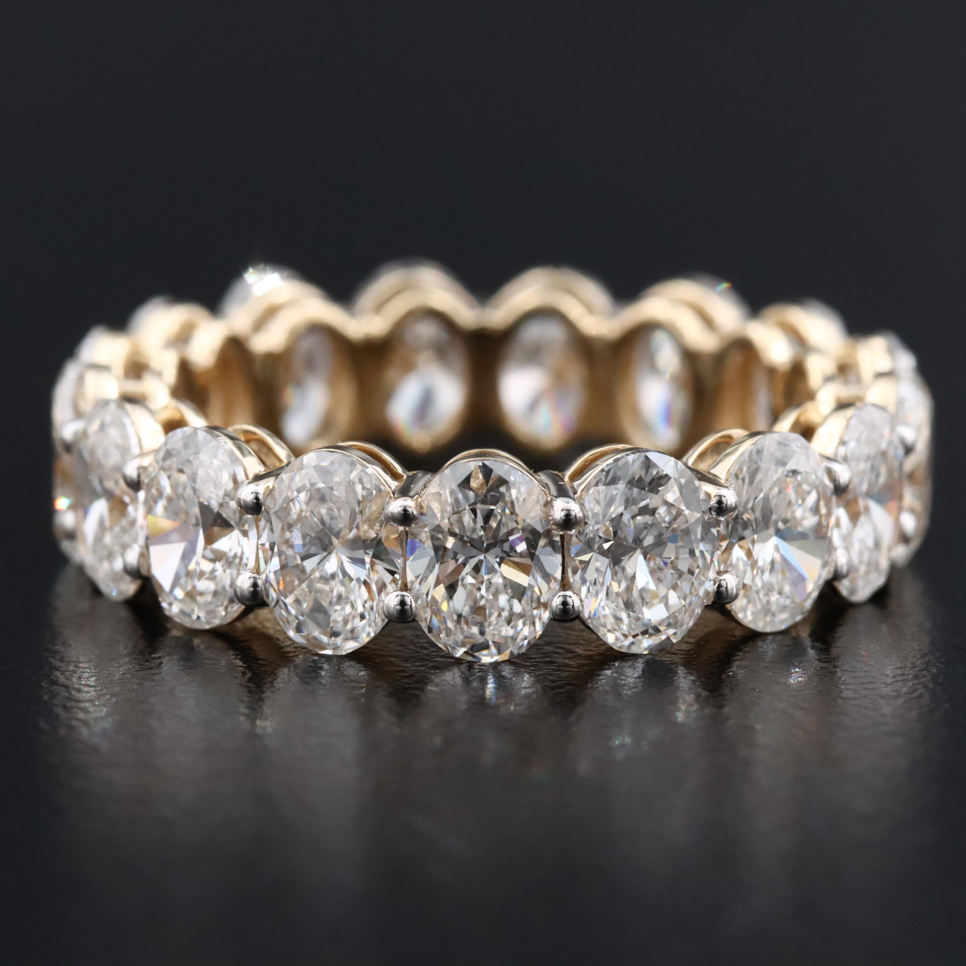 14K 5.31 CTW Lab Grown Diamond Eternity Band