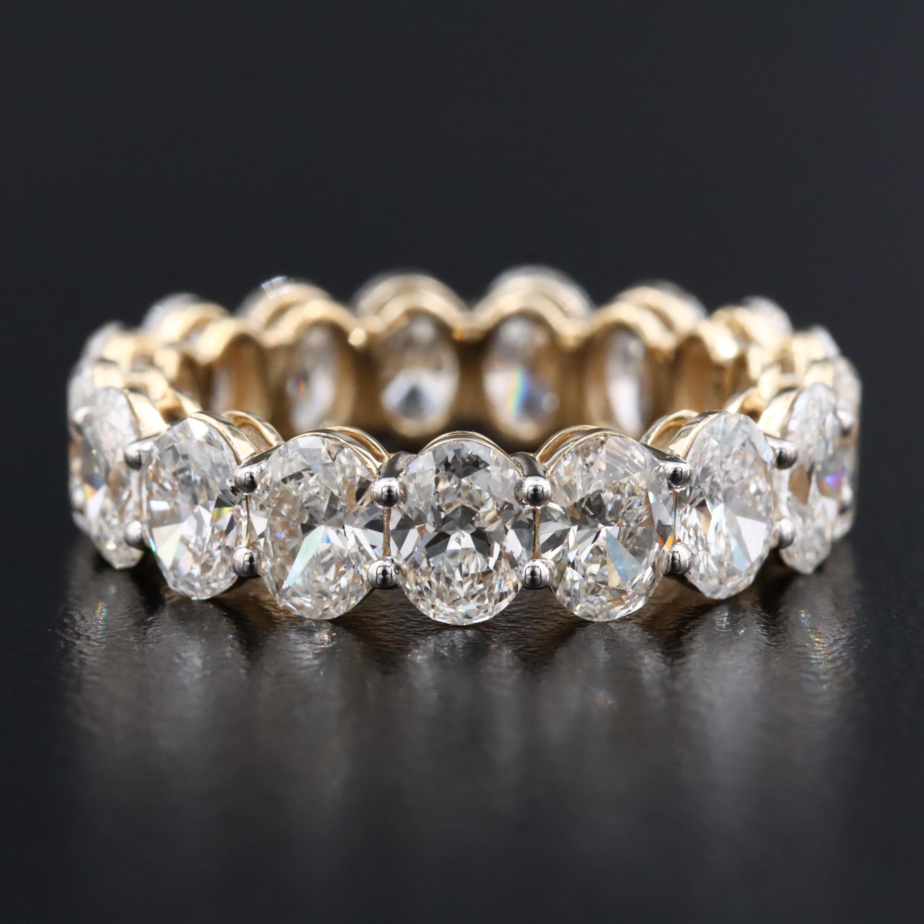 14K 5.31 CTW Lab Grown Diamond Eternity Band