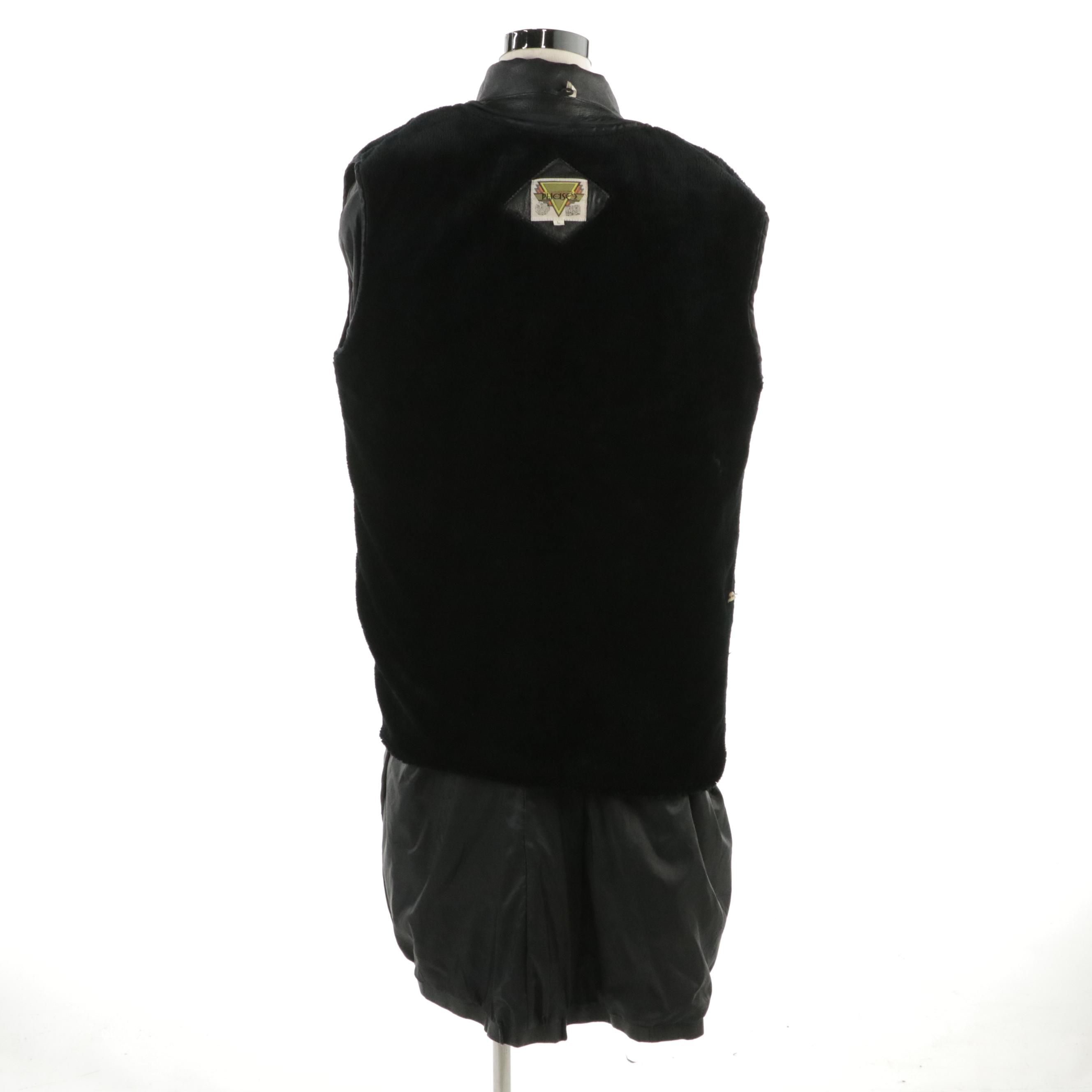 Men's Phase 2 Vintage Belted Leather Trench Coat