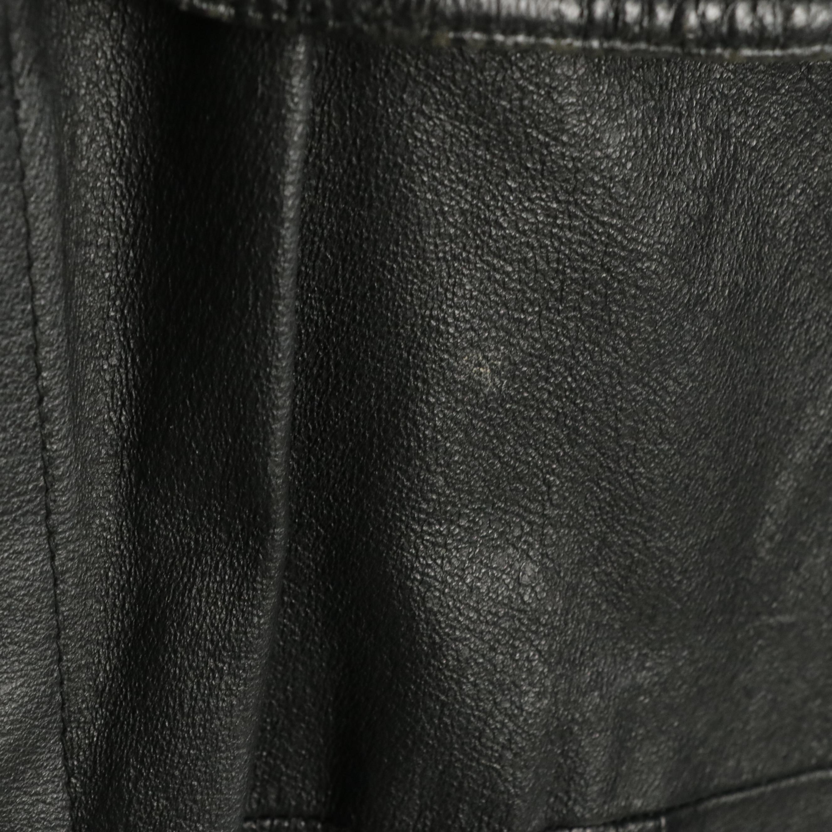 Men's Phase 2 Vintage Belted Leather Trench Coat