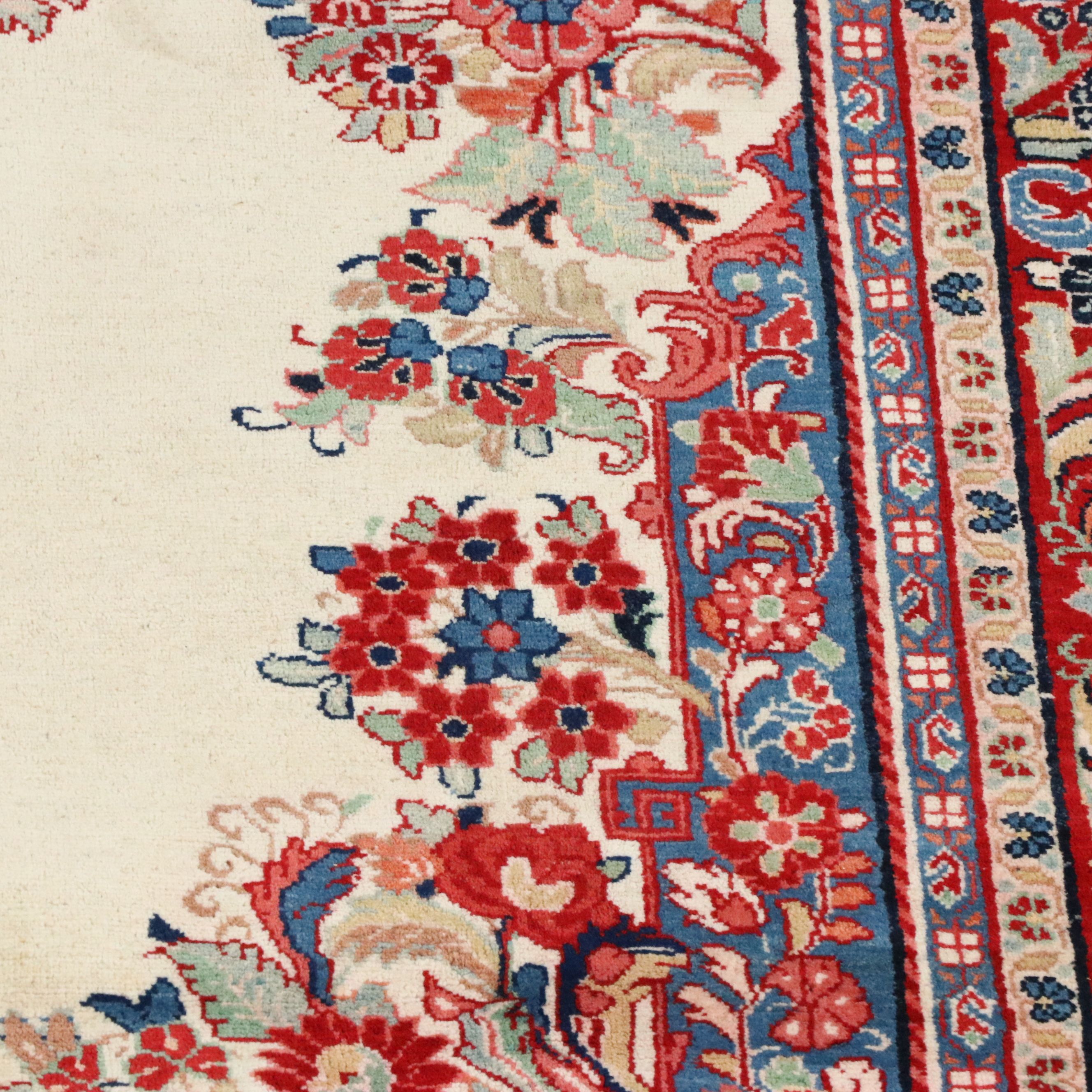 7' x 10'5 Hand-Knotted Persian Kerman Area Rug