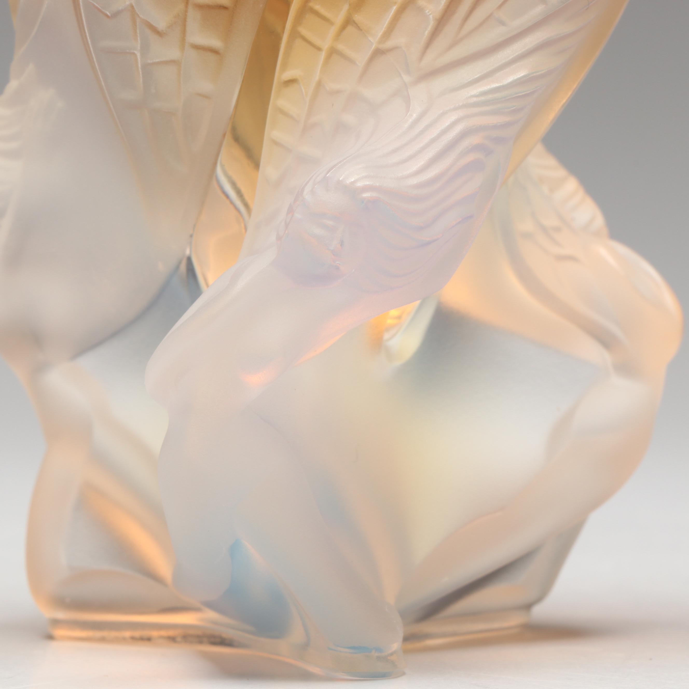 Lalique Flacon Collection "Les Elfes" Frosted Crystal Perfume Bottle, 2002