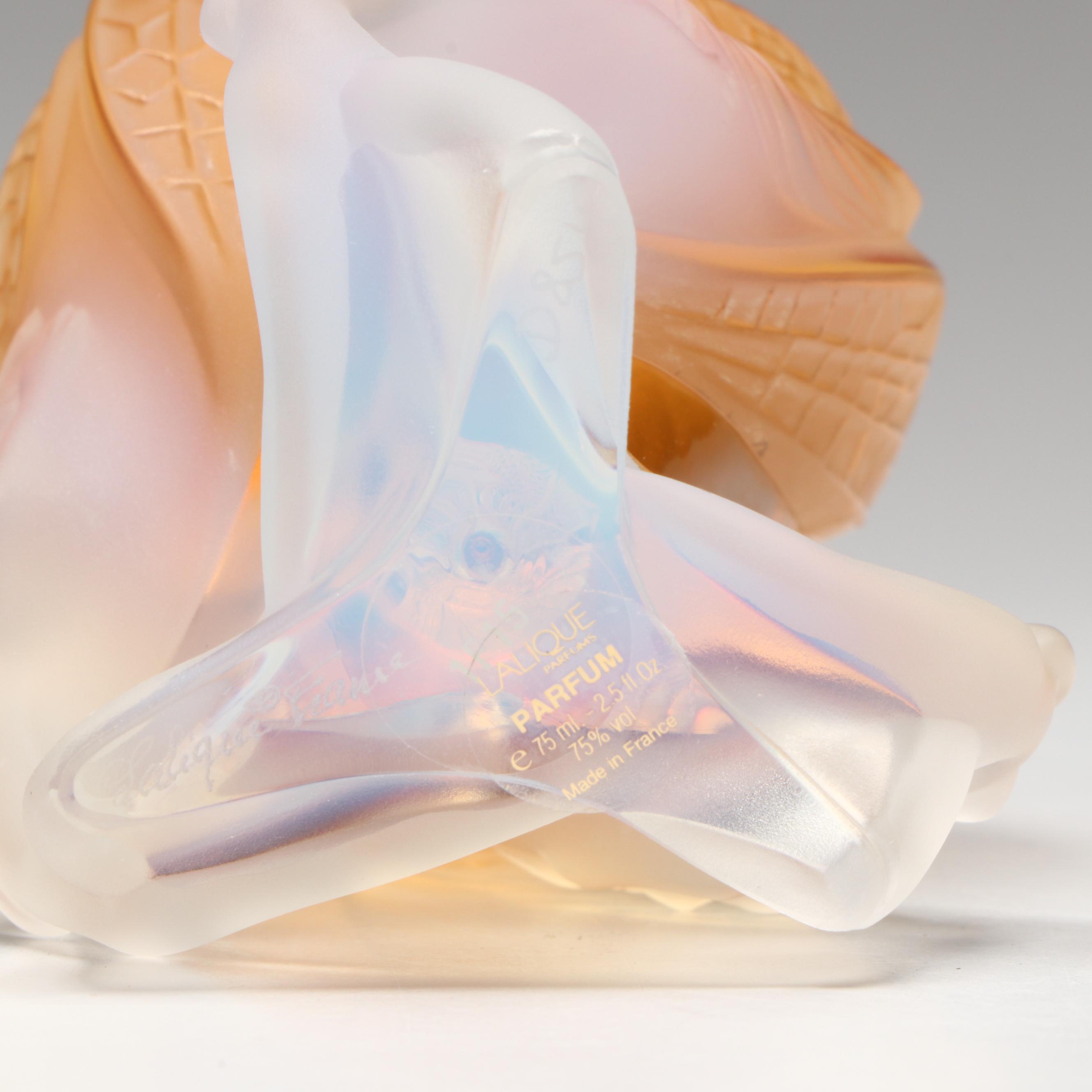 Lalique Flacon Collection "Les Elfes" Frosted Crystal Perfume Bottle, 2002