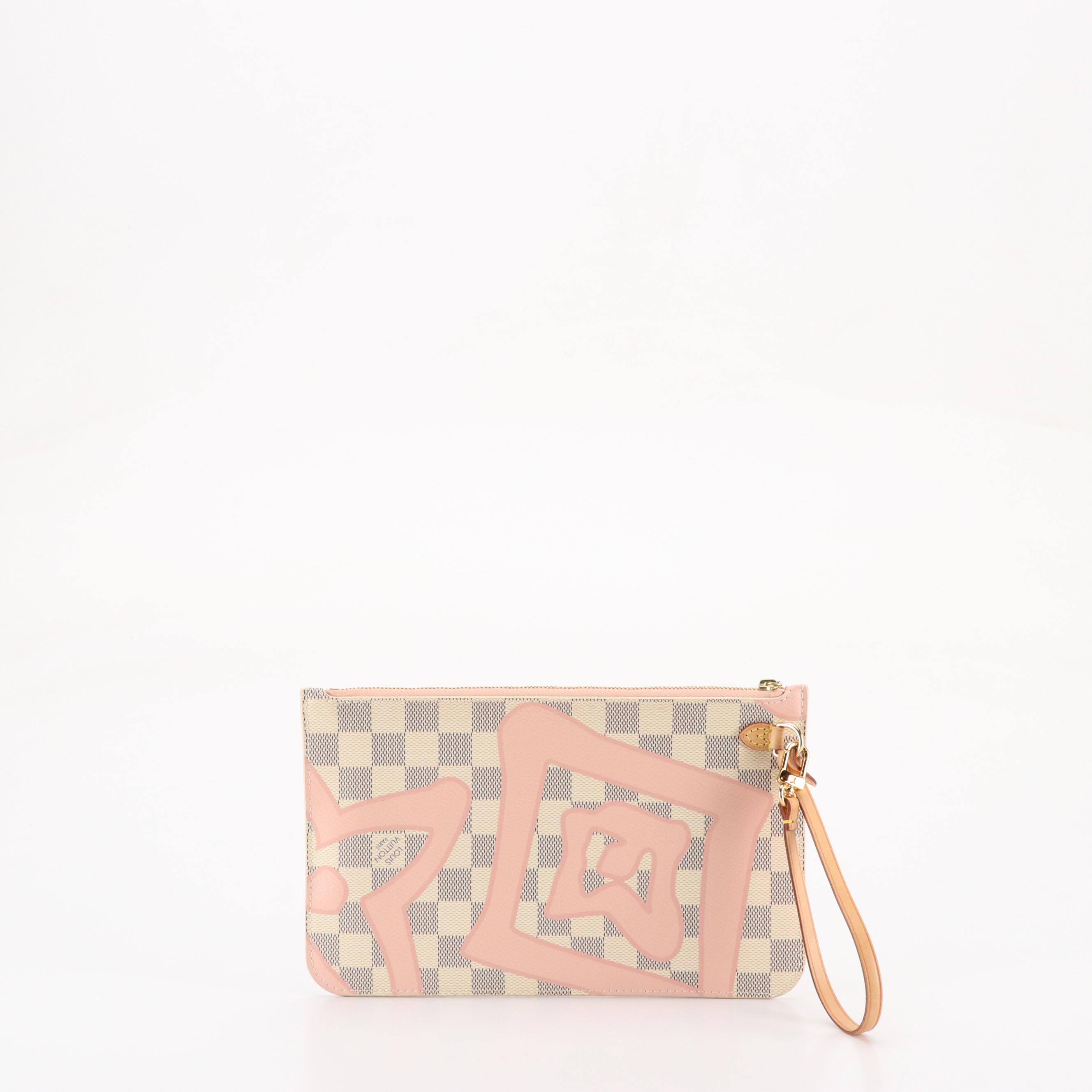 Louis Vuitton Neverfull MM/GM Pouch in Limited Edition Damier Azur Tahitienne