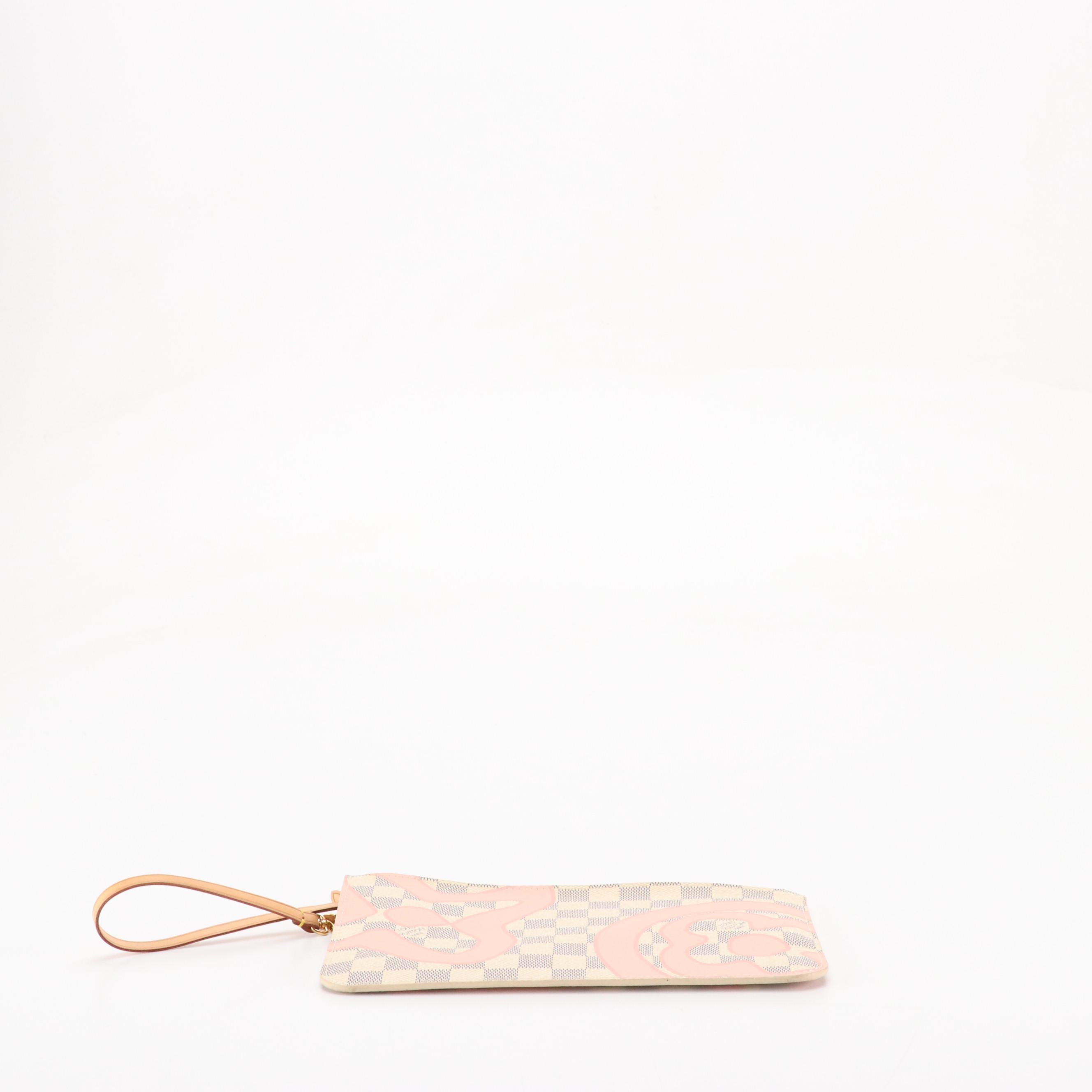 Louis Vuitton Neverfull MM/GM Pouch in Limited Edition Damier Azur Tahitienne