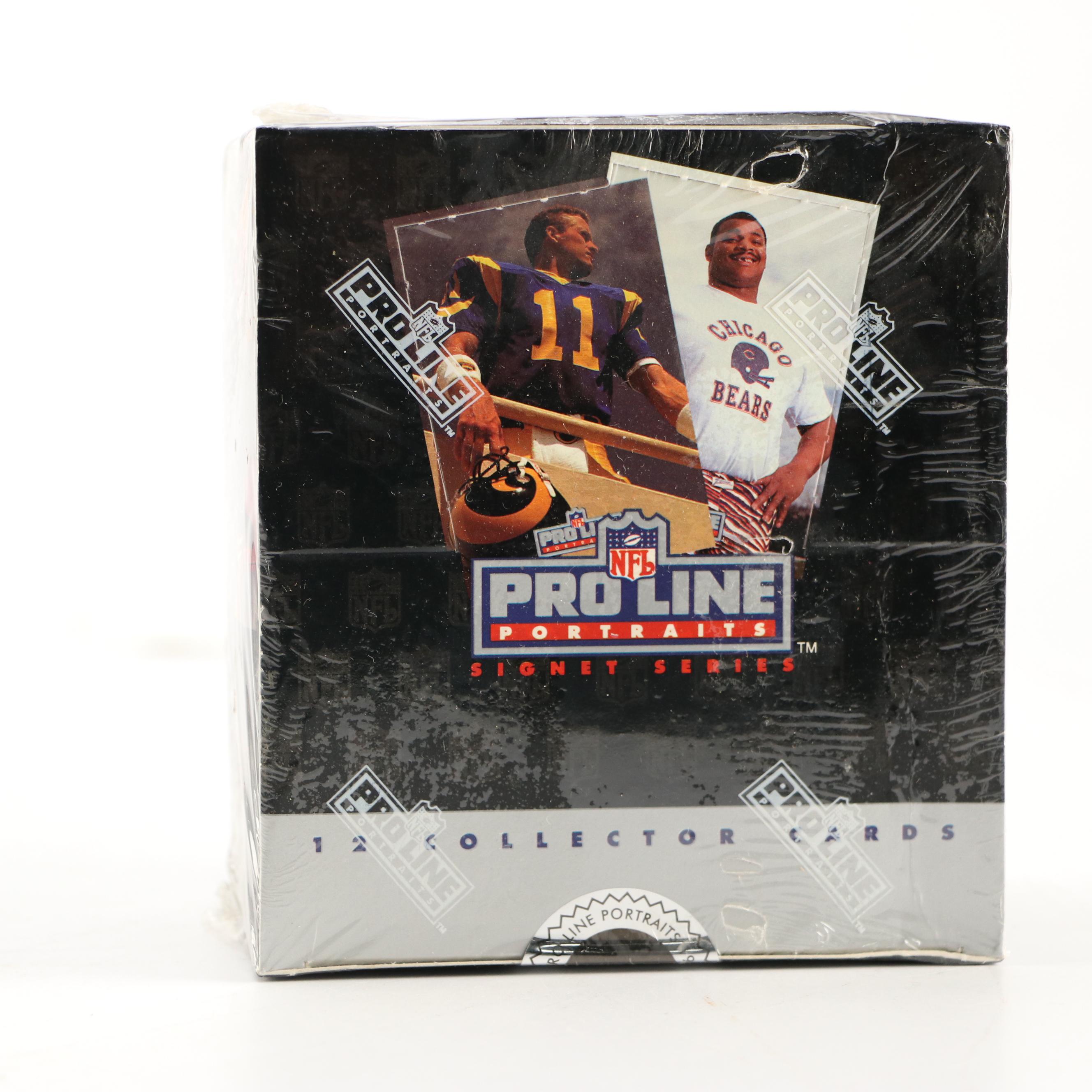 Fifteen Boxes of Unopened Football Cards, Early 1990s