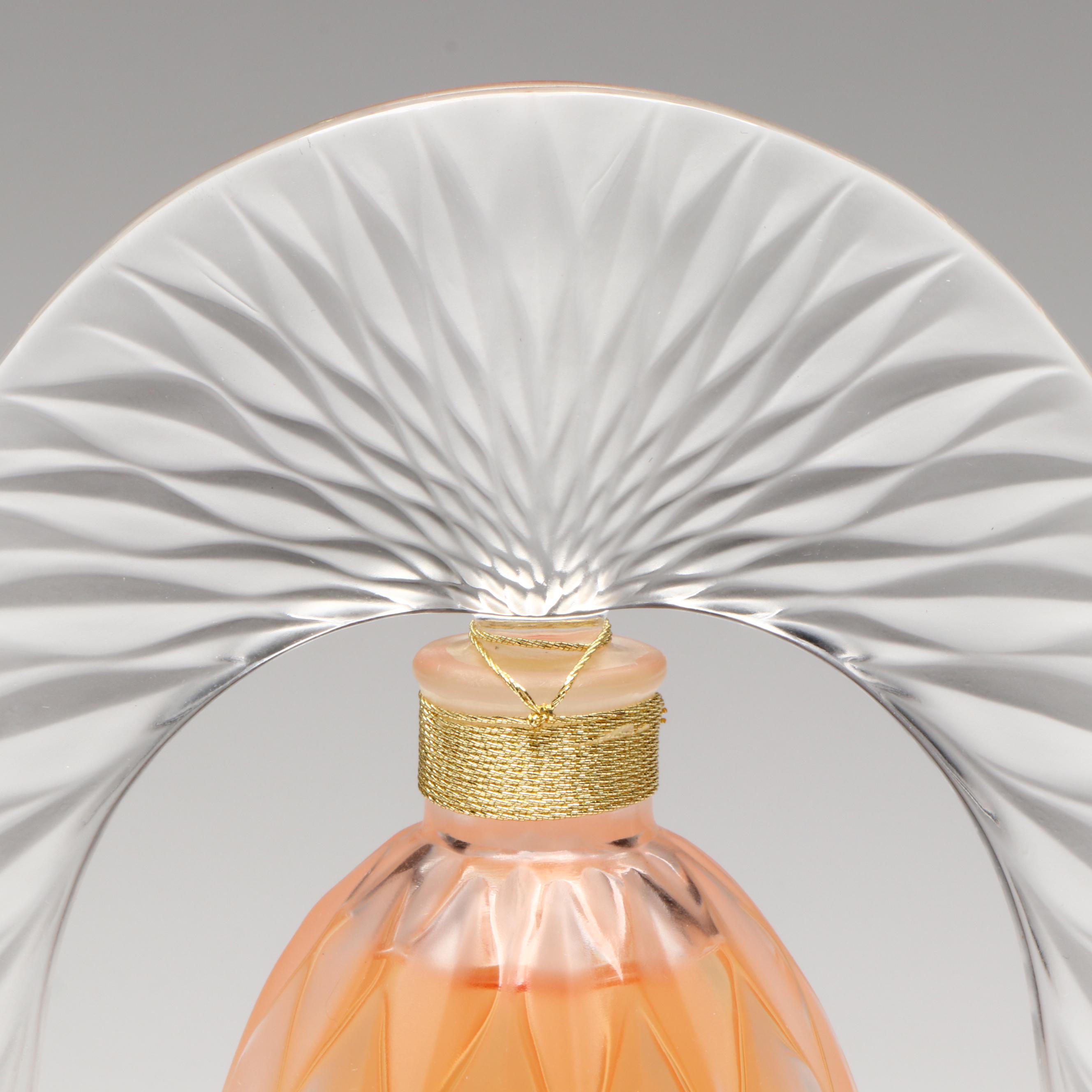Lalique Flacon Collection "Commedia" Frosted Crystal Perfume Bottle, 2007