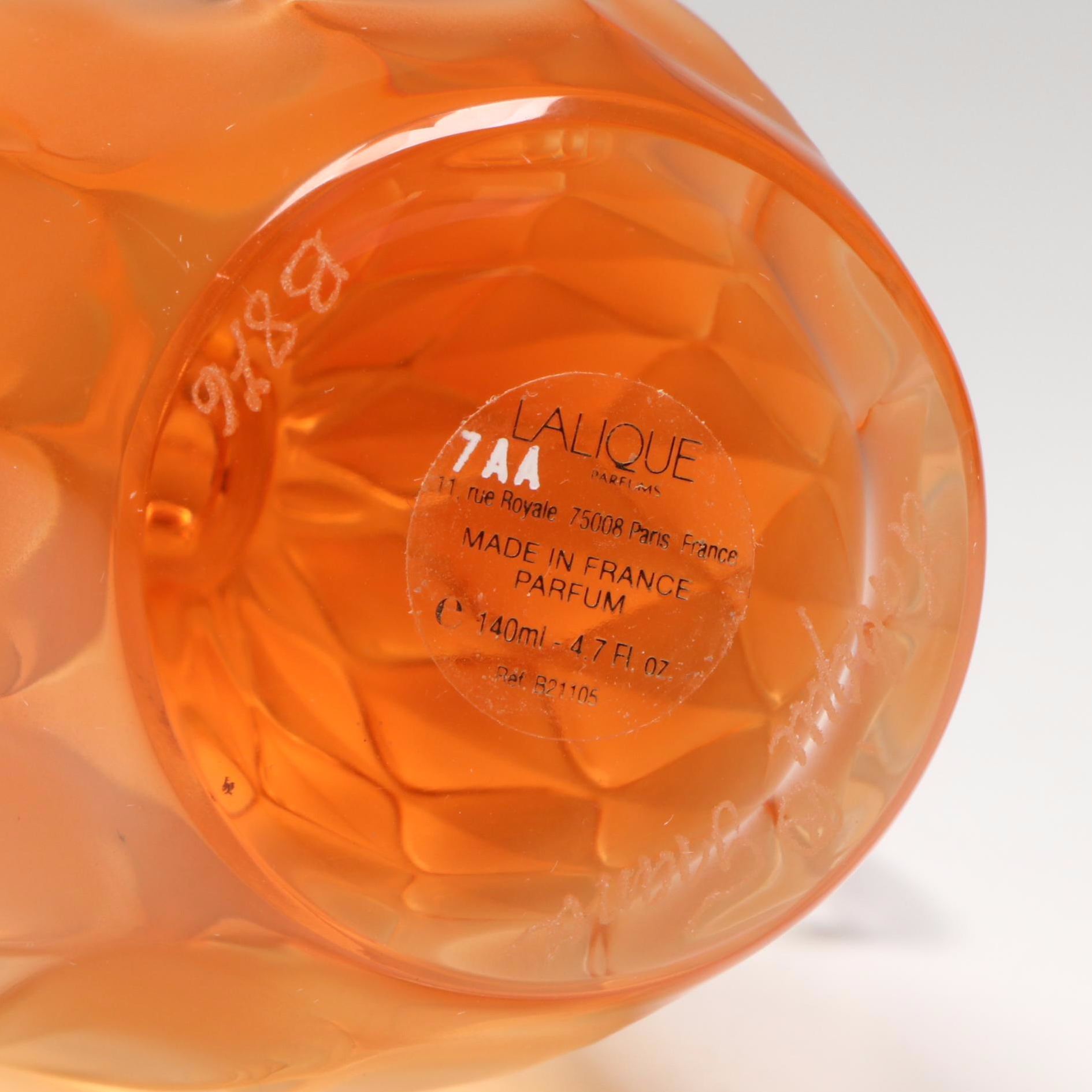 Lalique Flacon Collection "Commedia" Frosted Crystal Perfume Bottle, 2007