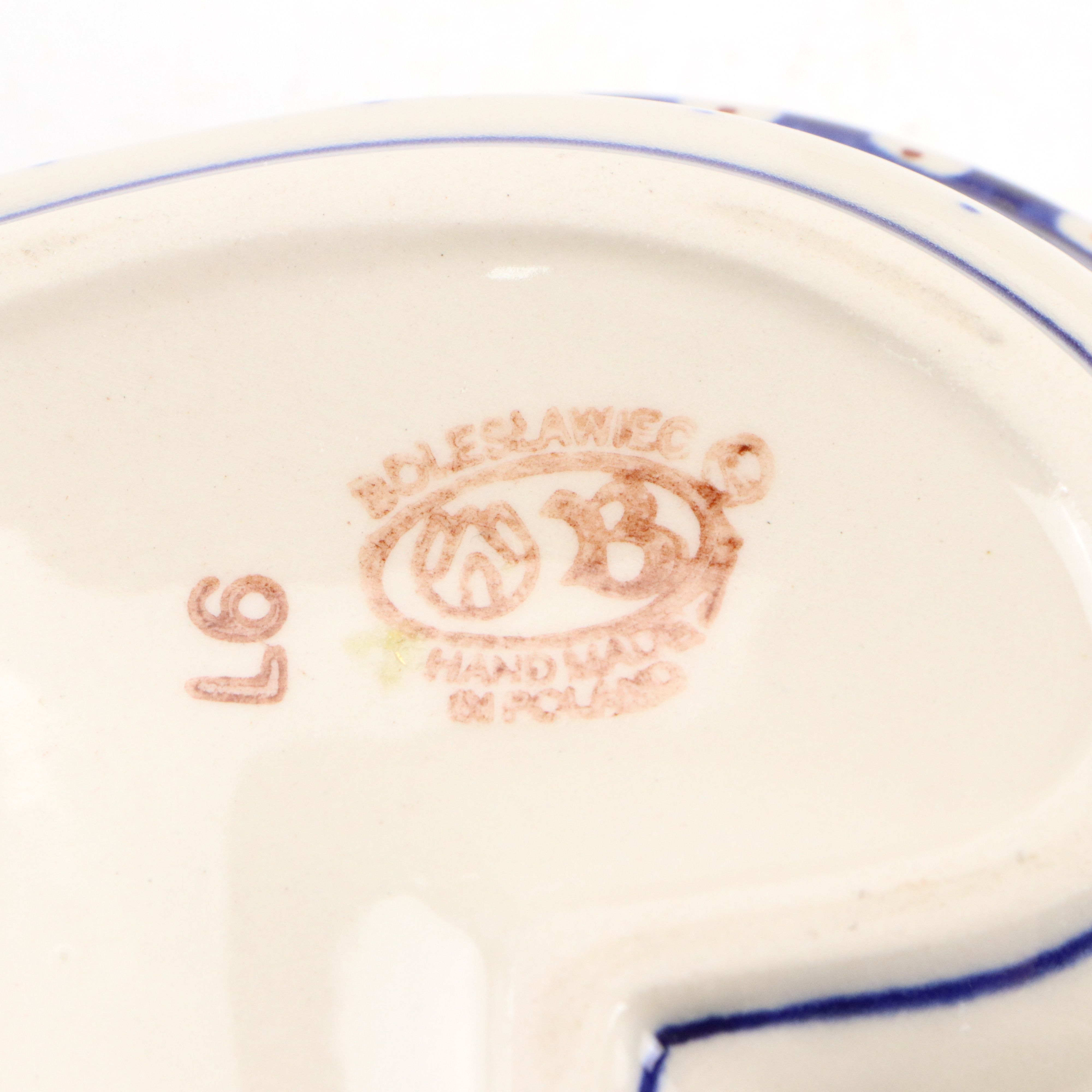 Boleslawiec Ceramic Christmas Serving Tray and Heart Bowl