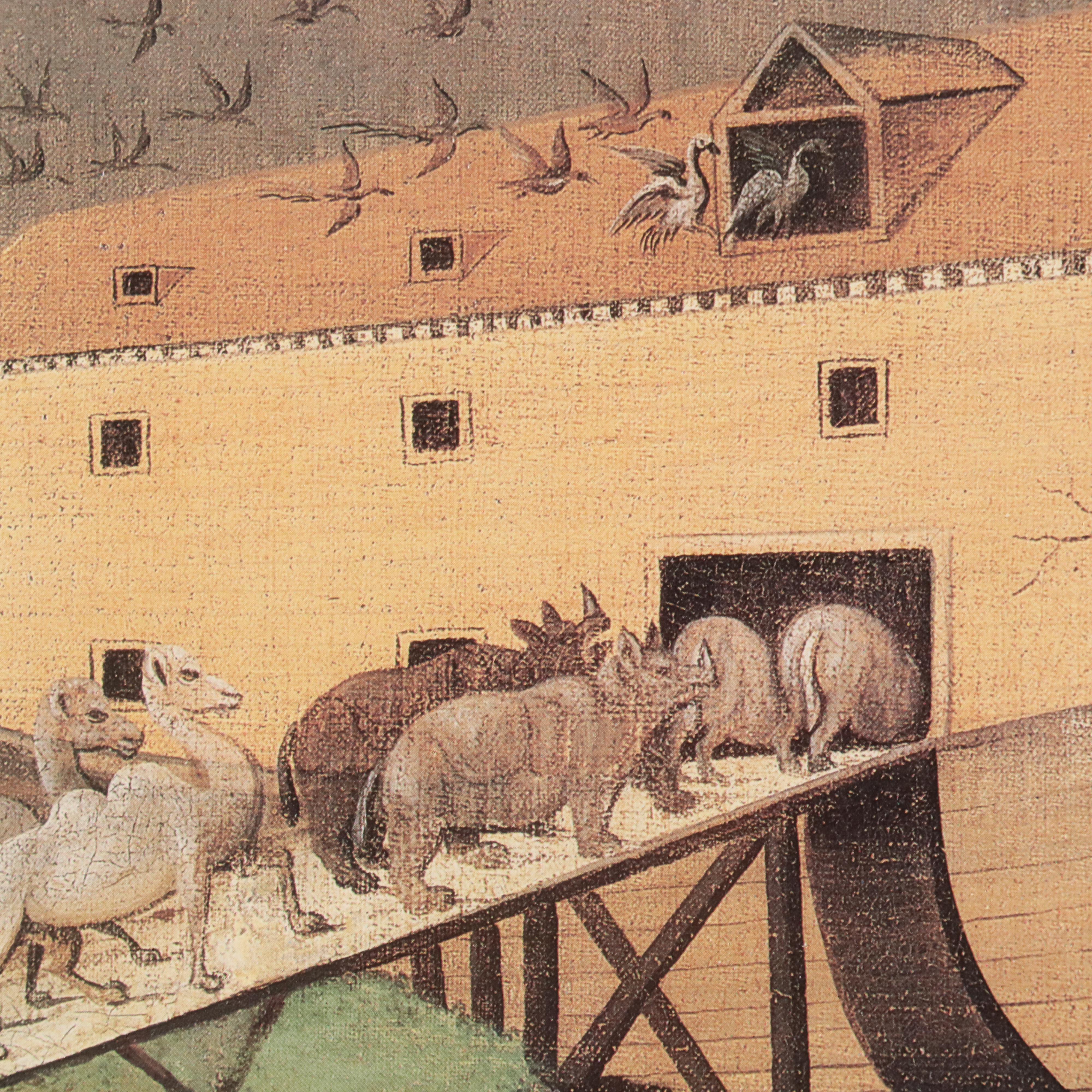 After Edward Hicks Offset Lithograph "Noah's Ark"