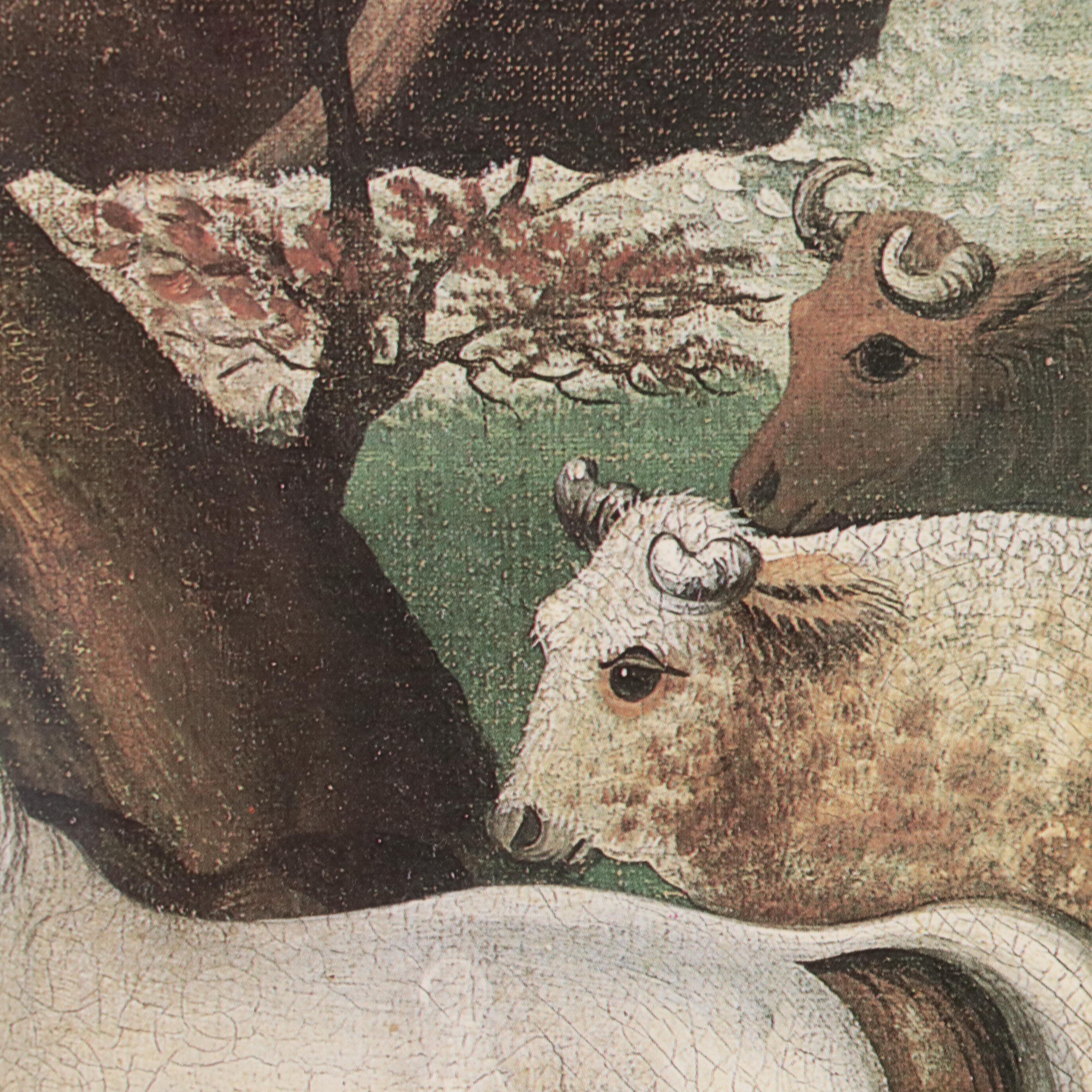 After Edward Hicks Offset Lithograph "Noah's Ark"