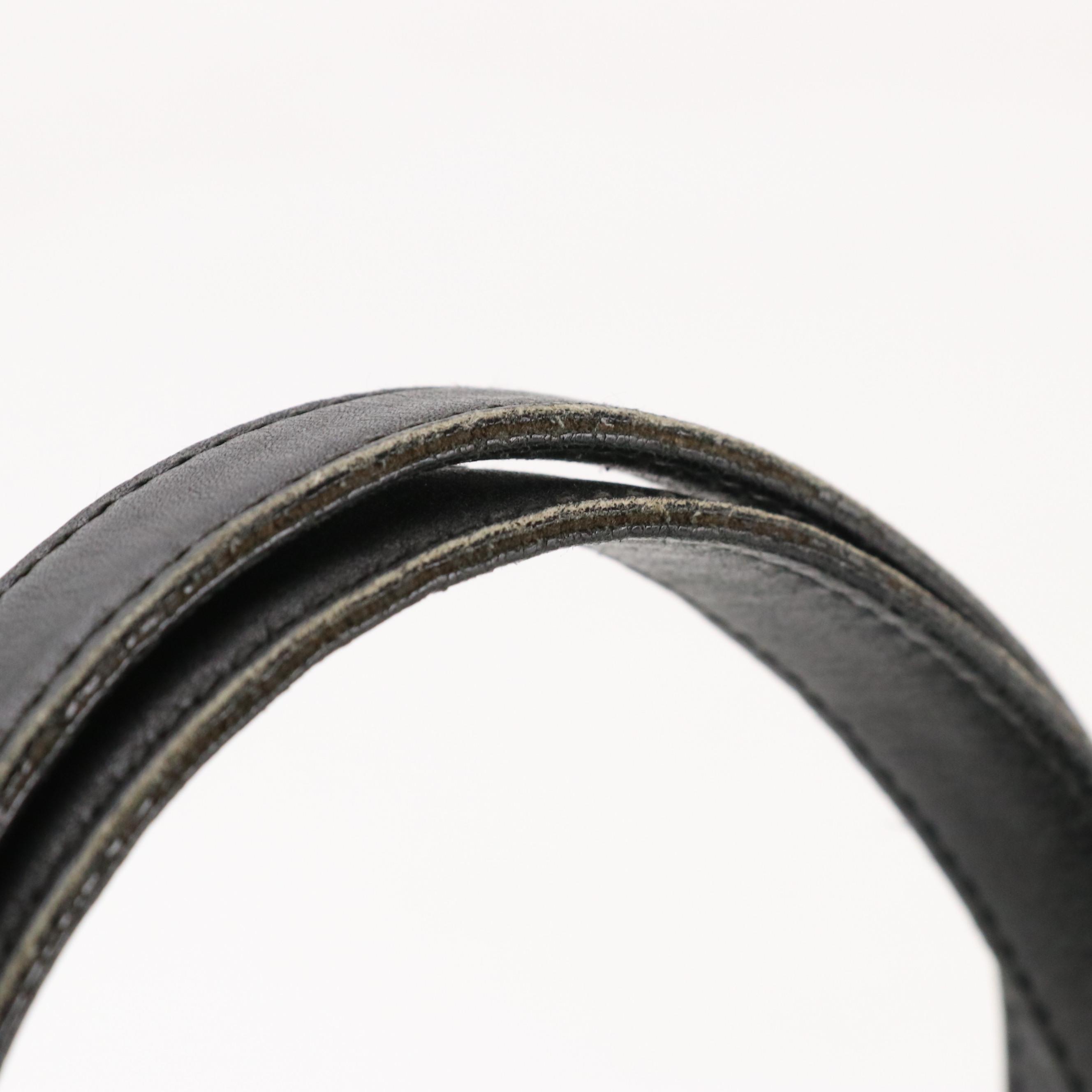 Gucci Punch Tote in Black GG Canvas and Leather Trim