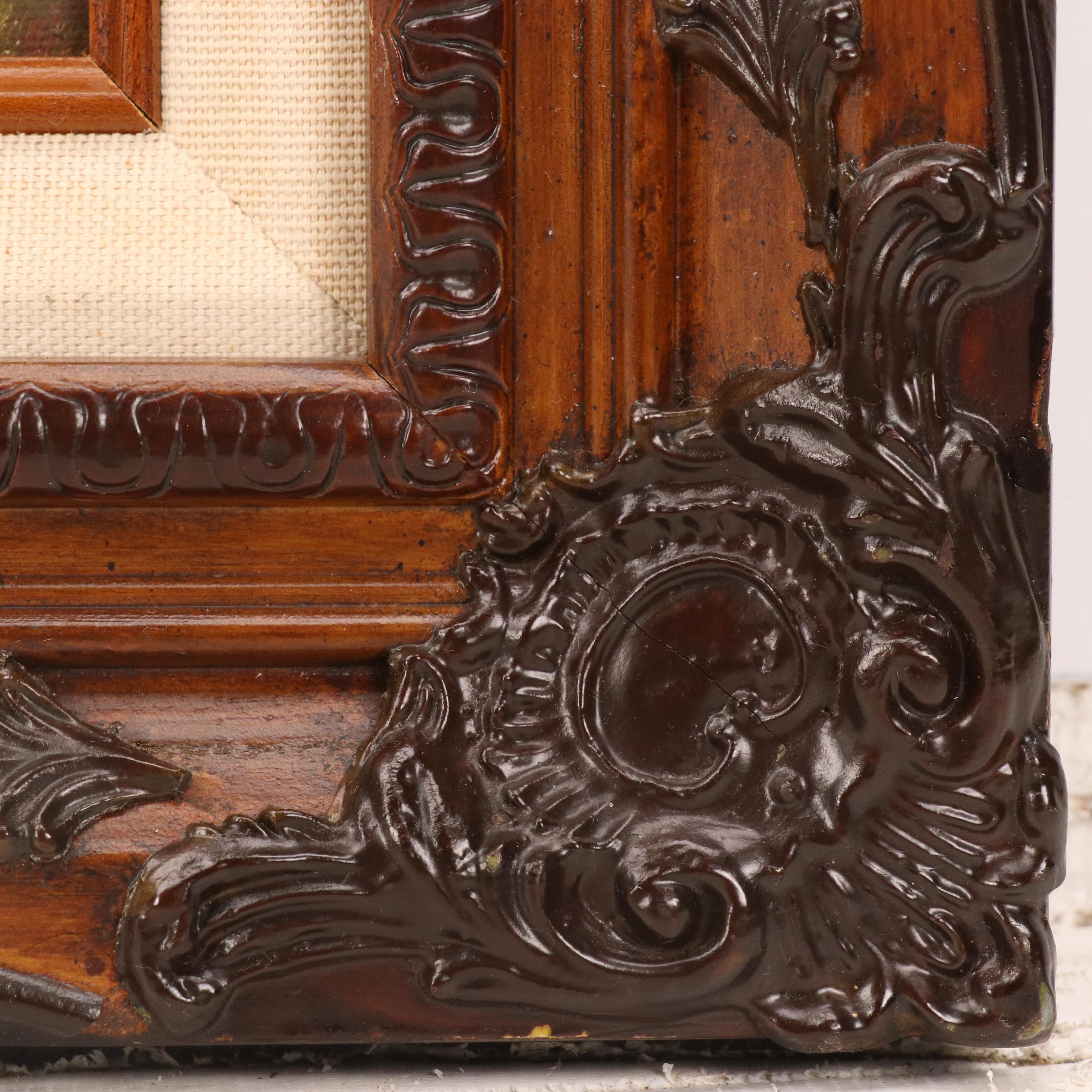 Farmyard Genre Oil Painting After John Frederick Herring Jr.