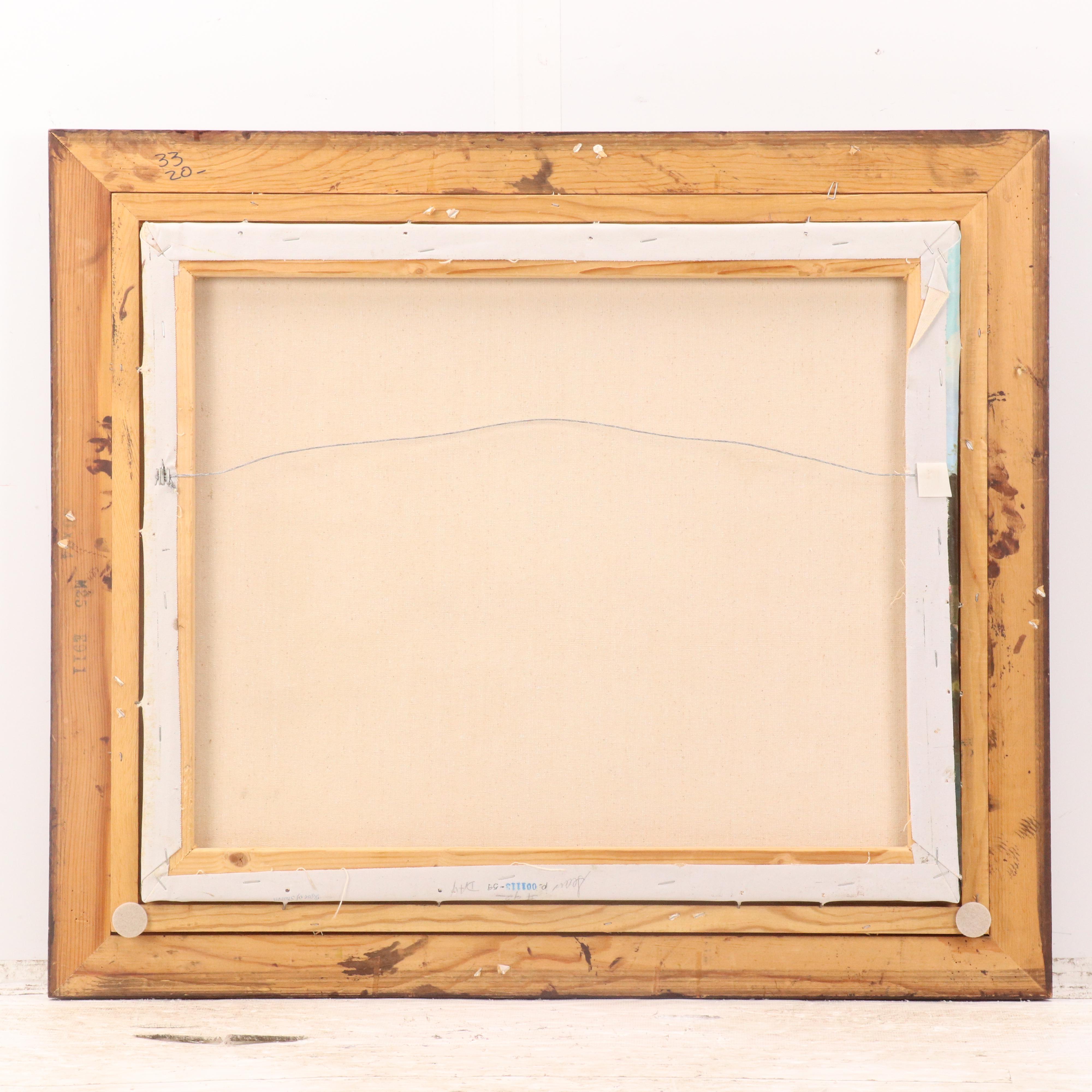 Farmyard Genre Oil Painting After John Frederick Herring Jr.