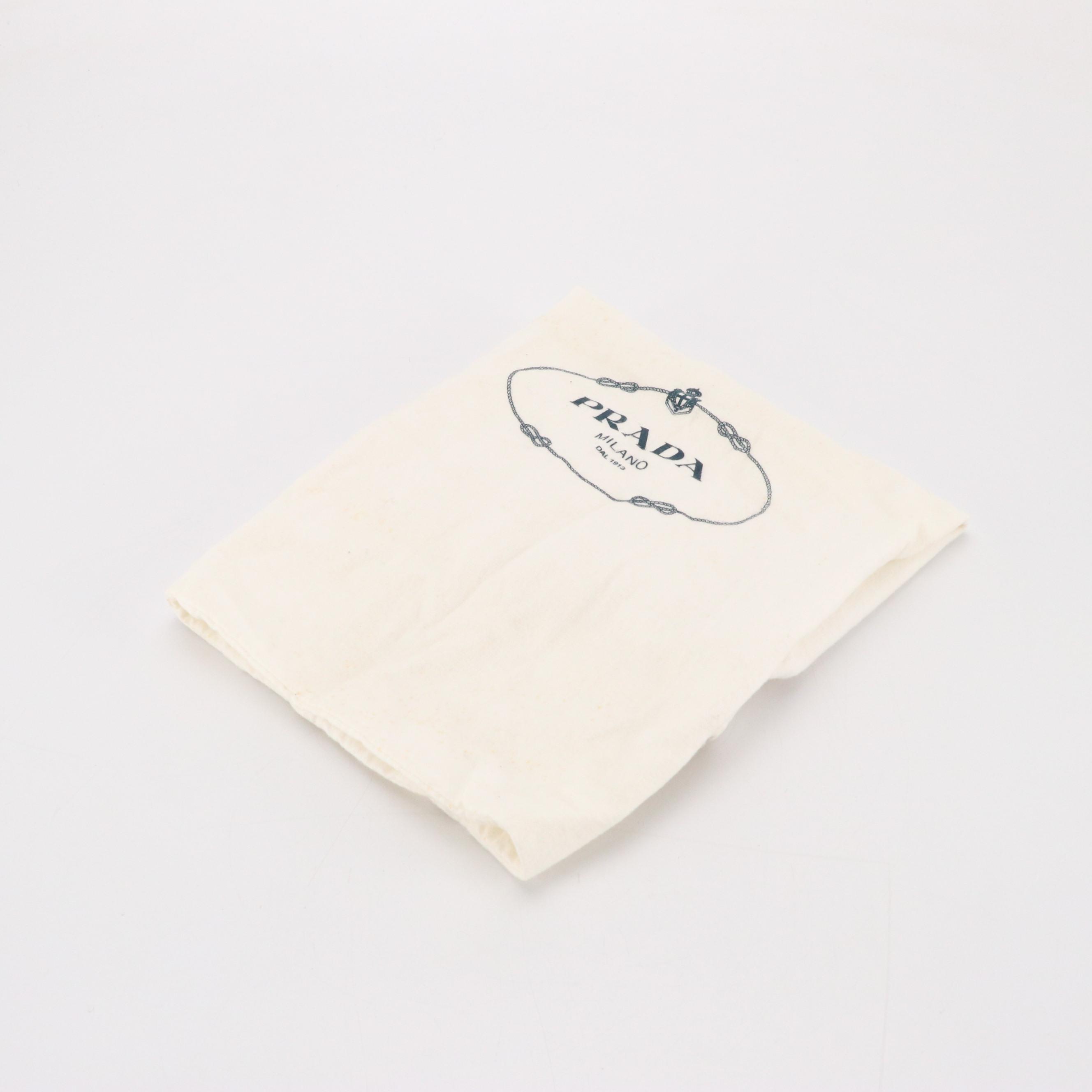 Prada Two-Way Bag in Burnt Orange Vitello Daino Leather