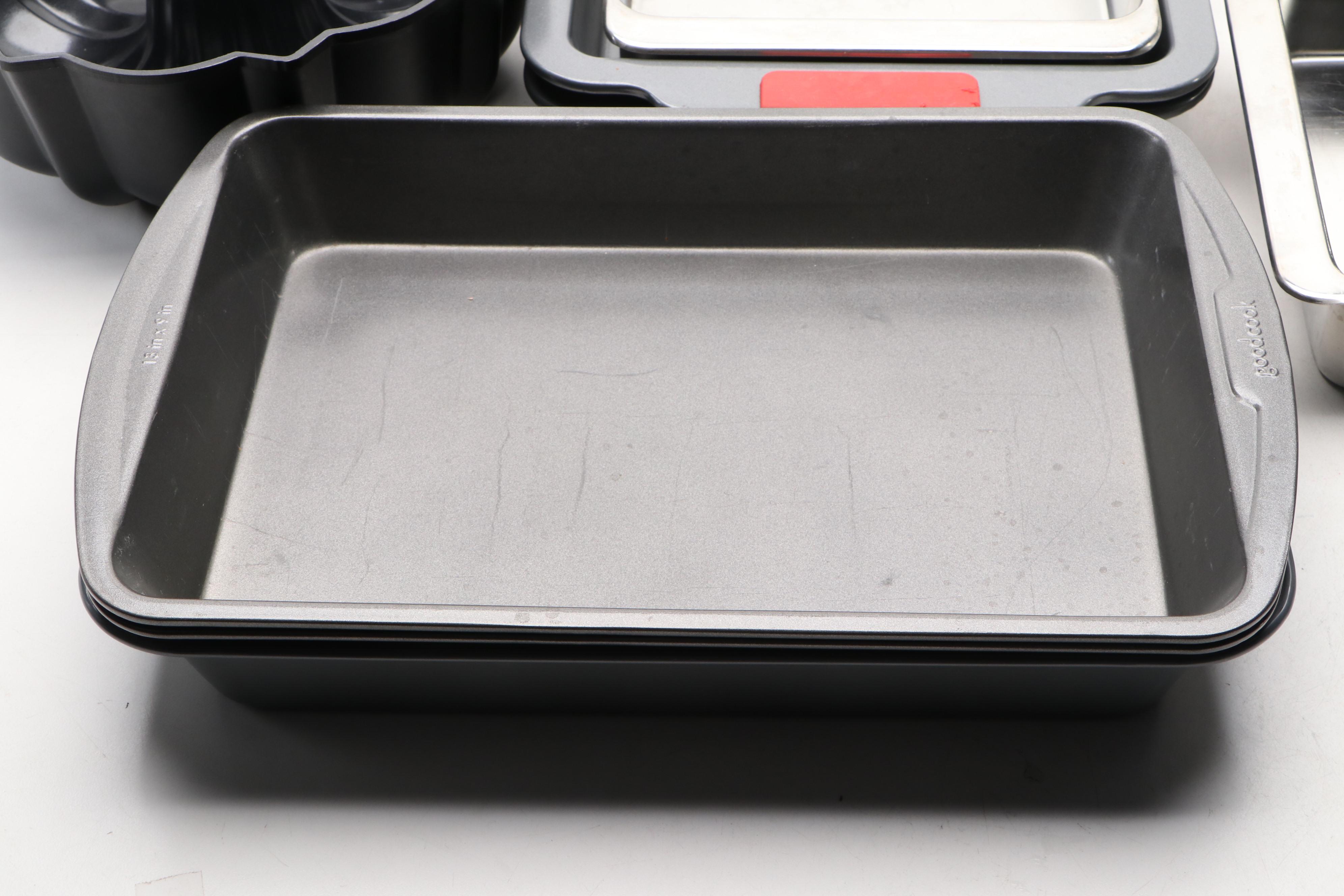 Goodcook with Other Cake Pans, Fluted Muffin Pans and More Bakeware