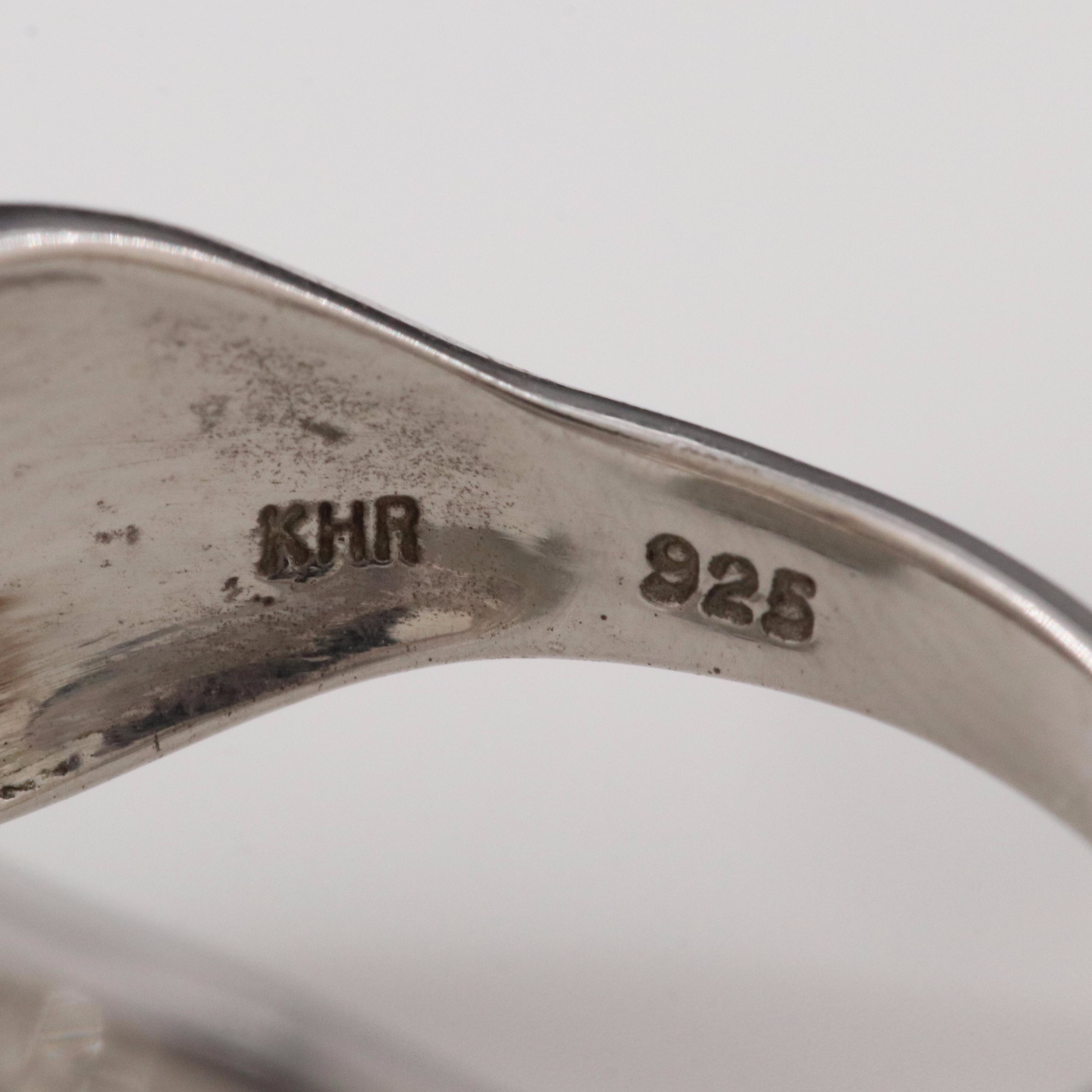 Sterling Diamond Ring