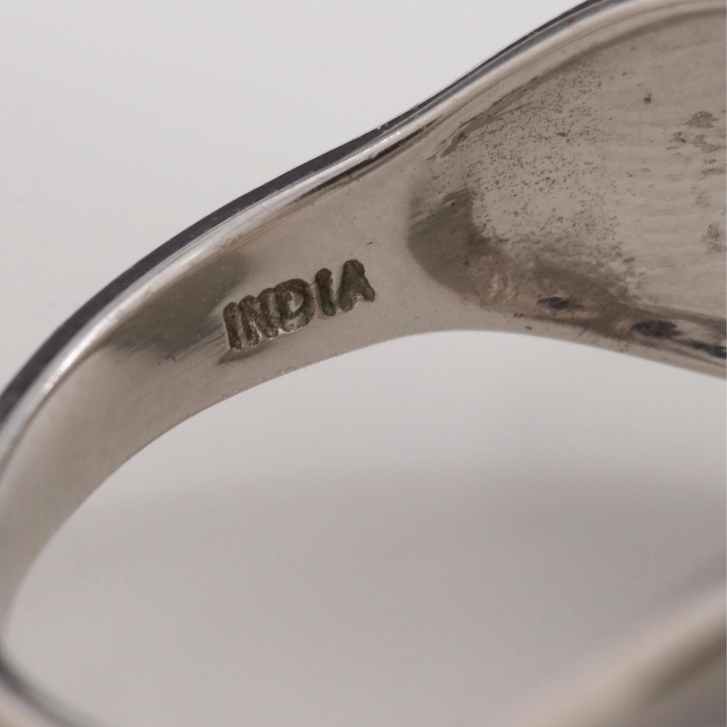 Sterling Diamond Ring