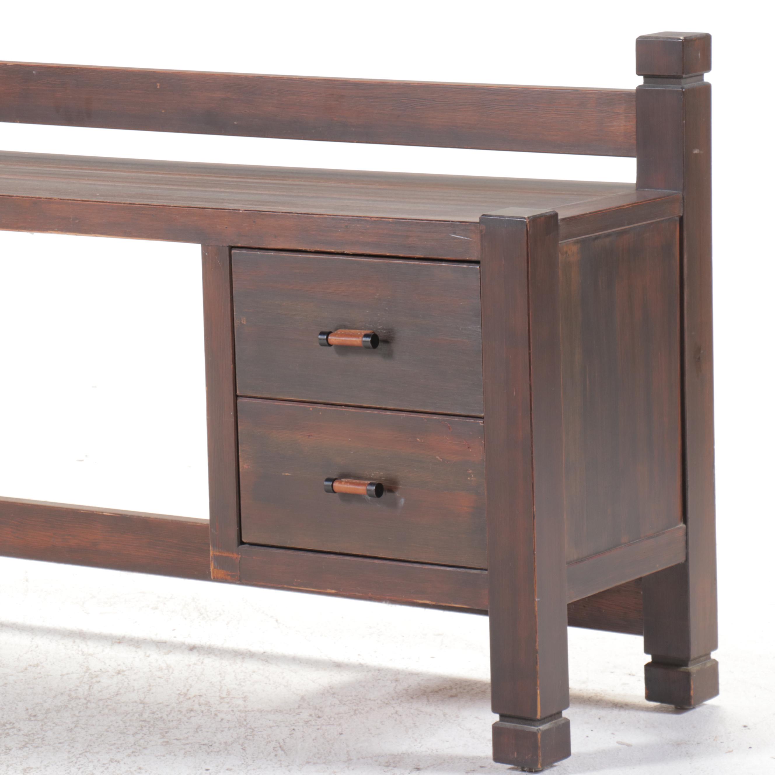 Klaus Rausch for Rausch Collection "St. Moritz" Brutalist Collection Headboard